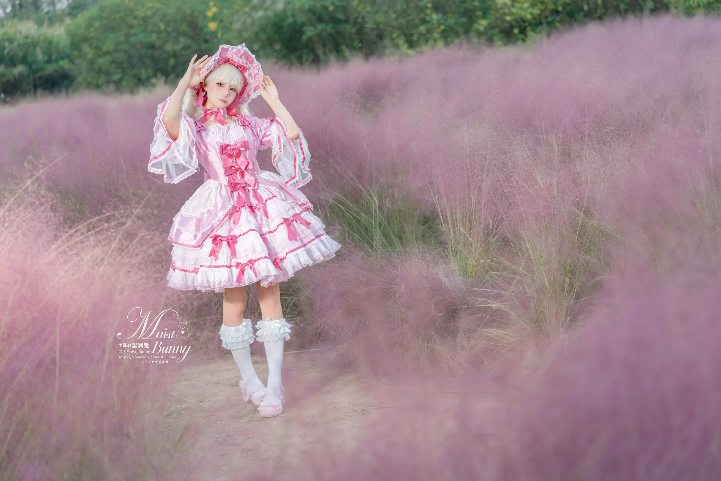 咬一口兔娘  丝绒粉黛 Cosplay-第9张