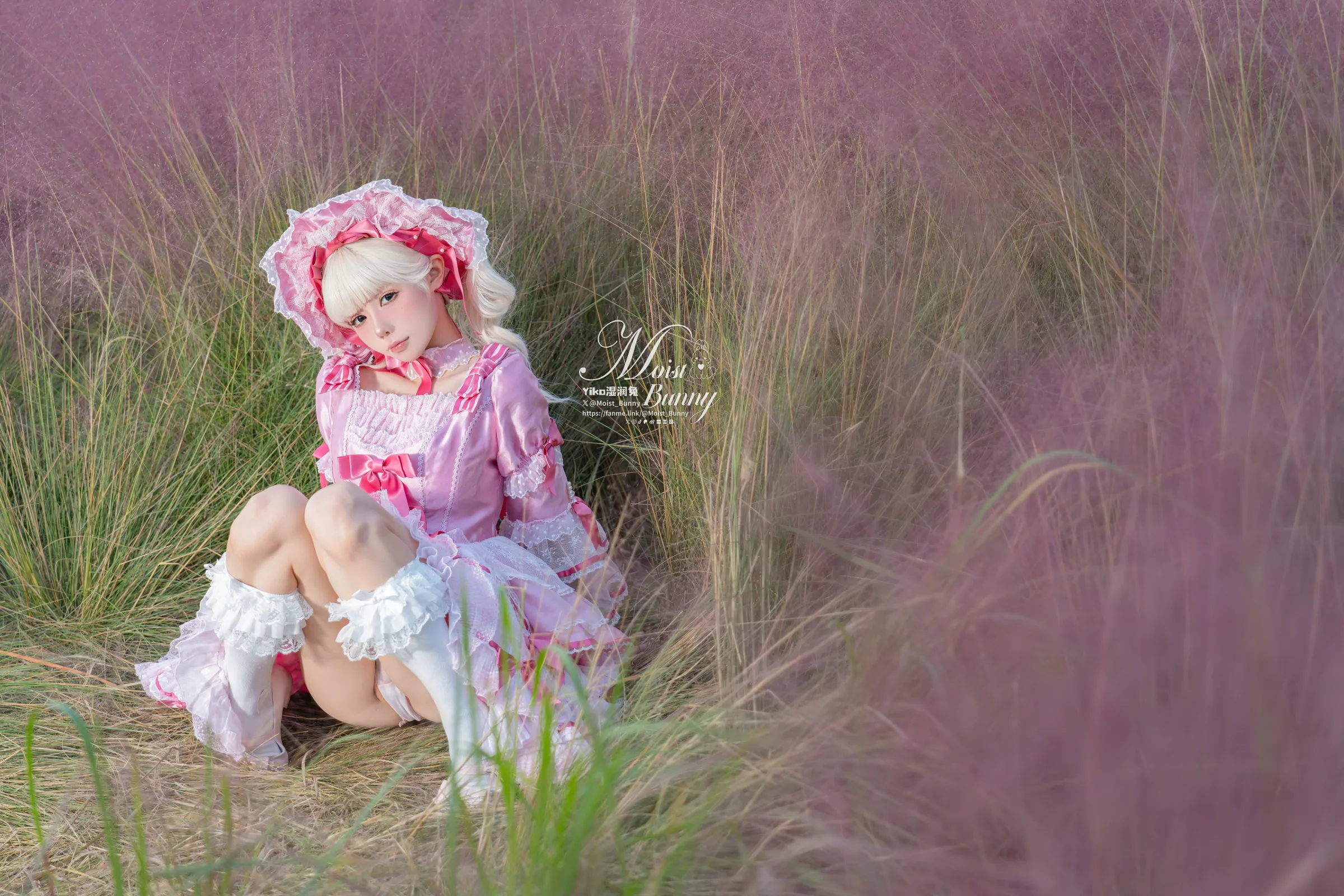 咬一口兔娘  丝绒粉黛 Cosplay-第13张