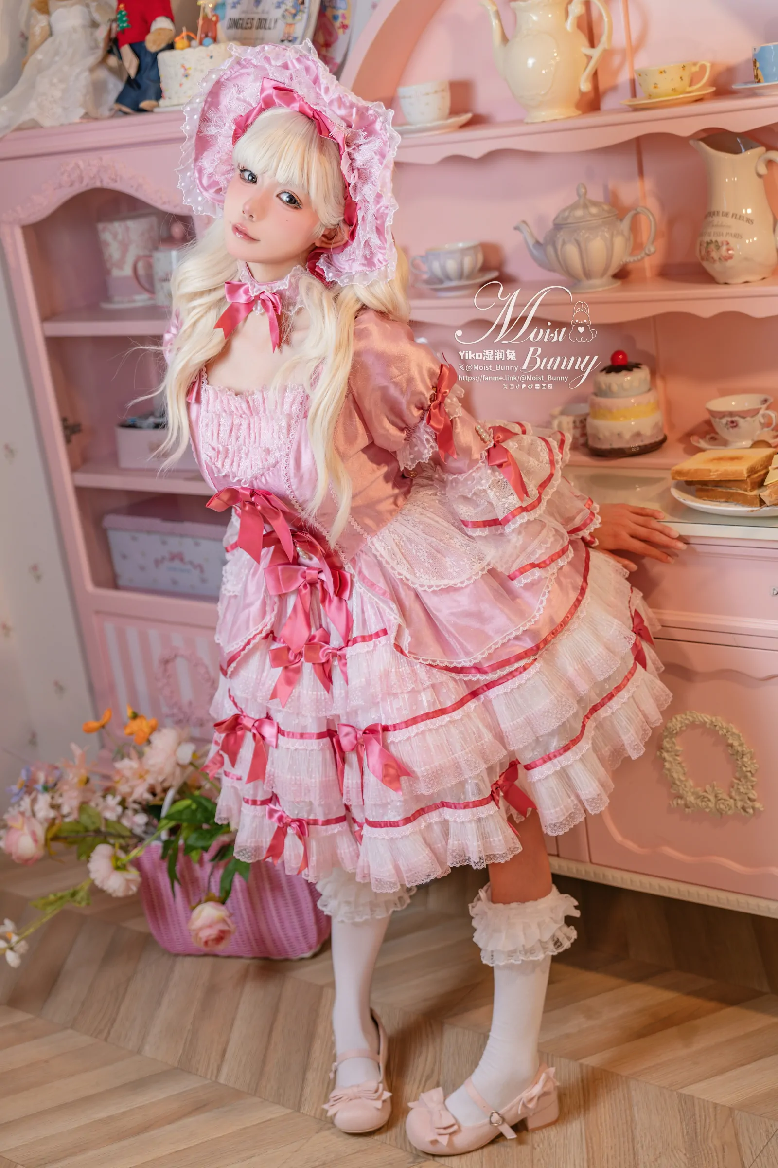 咬一口兔娘  丝绒粉黛 Cosplay-第17张