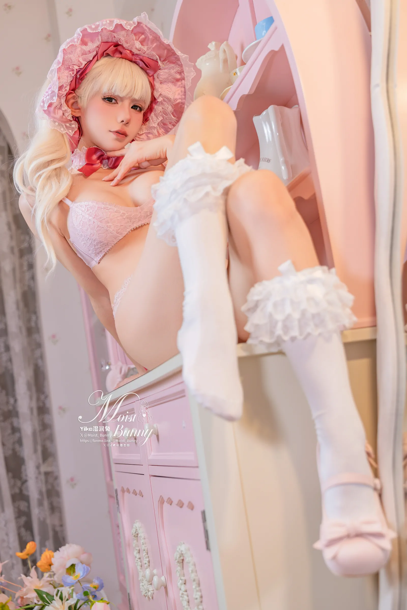 咬一口兔娘  丝绒粉黛 Cosplay-第38张
