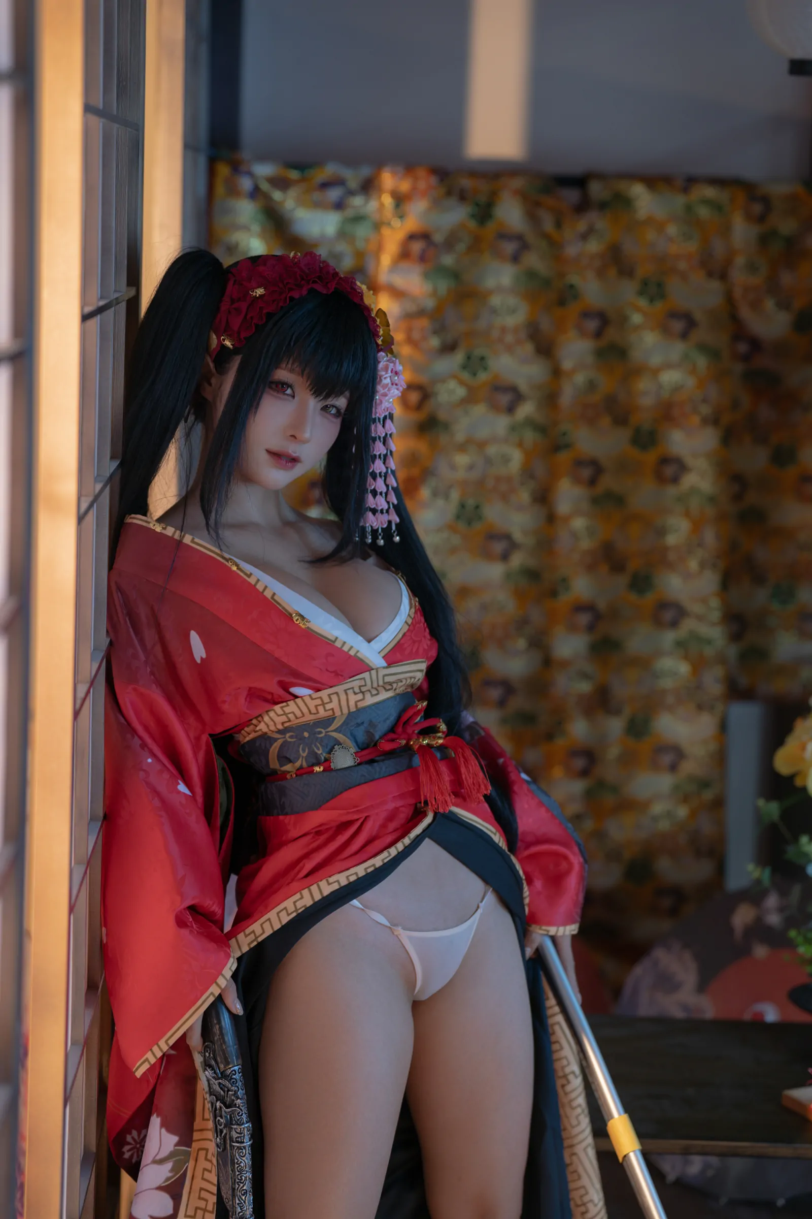 蠢沫沫  和服束缚 Cosplay-第2张