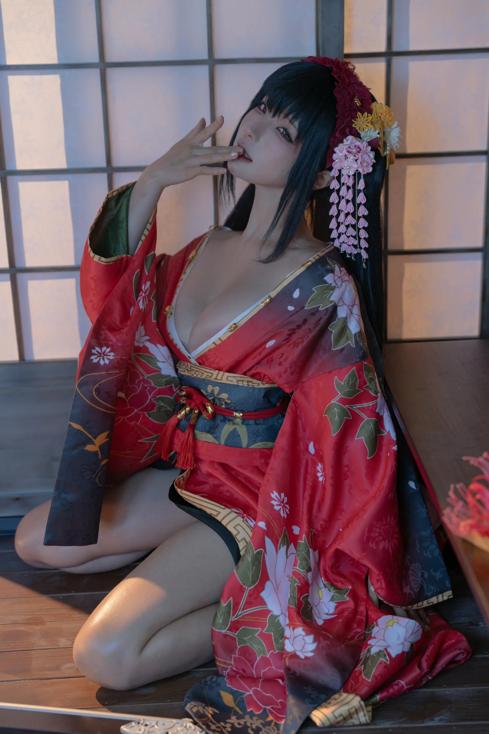 蠢沫沫  和服束缚 Cosplay-第5张