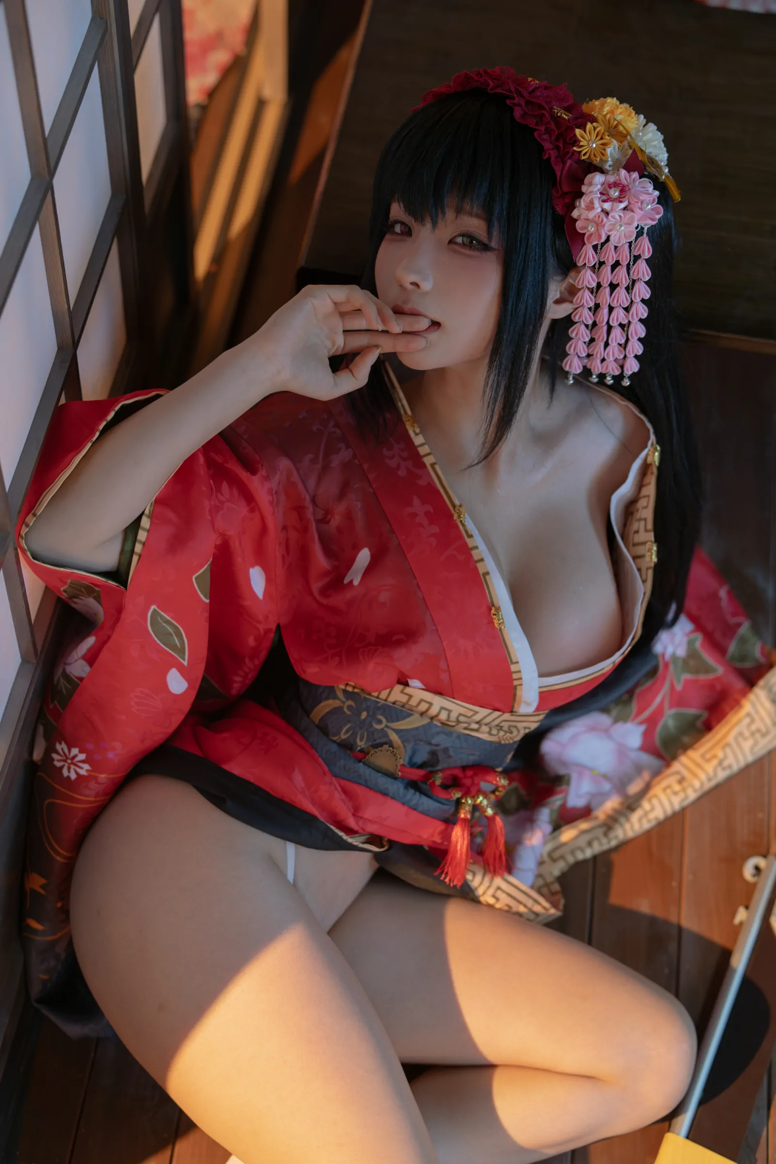 蠢沫沫  和服束缚 Cosplay-第11张