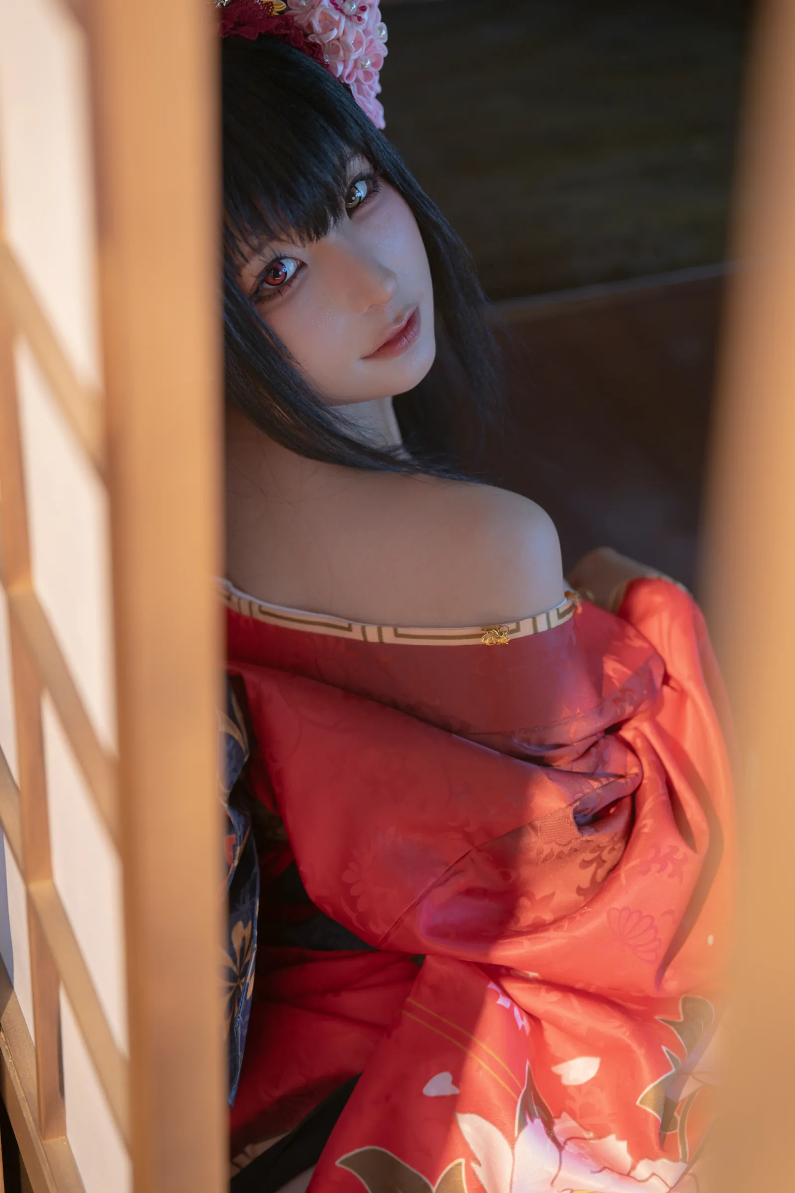 蠢沫沫  和服束缚 Cosplay-第12张