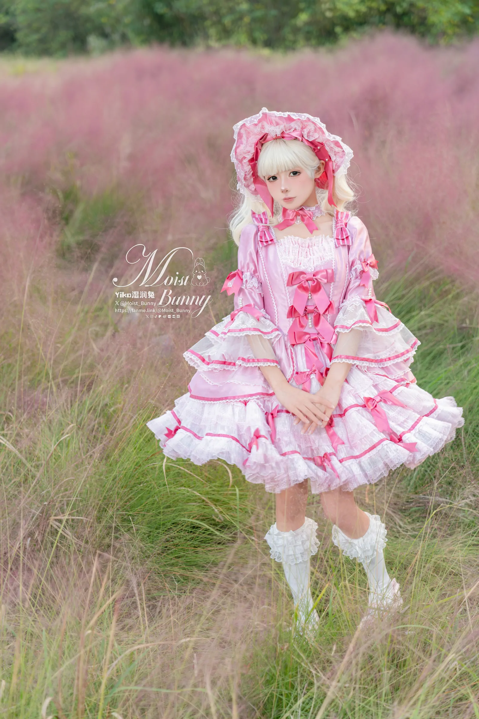 咬一口兔娘  丝绒粉黛 Cosplay-第82张