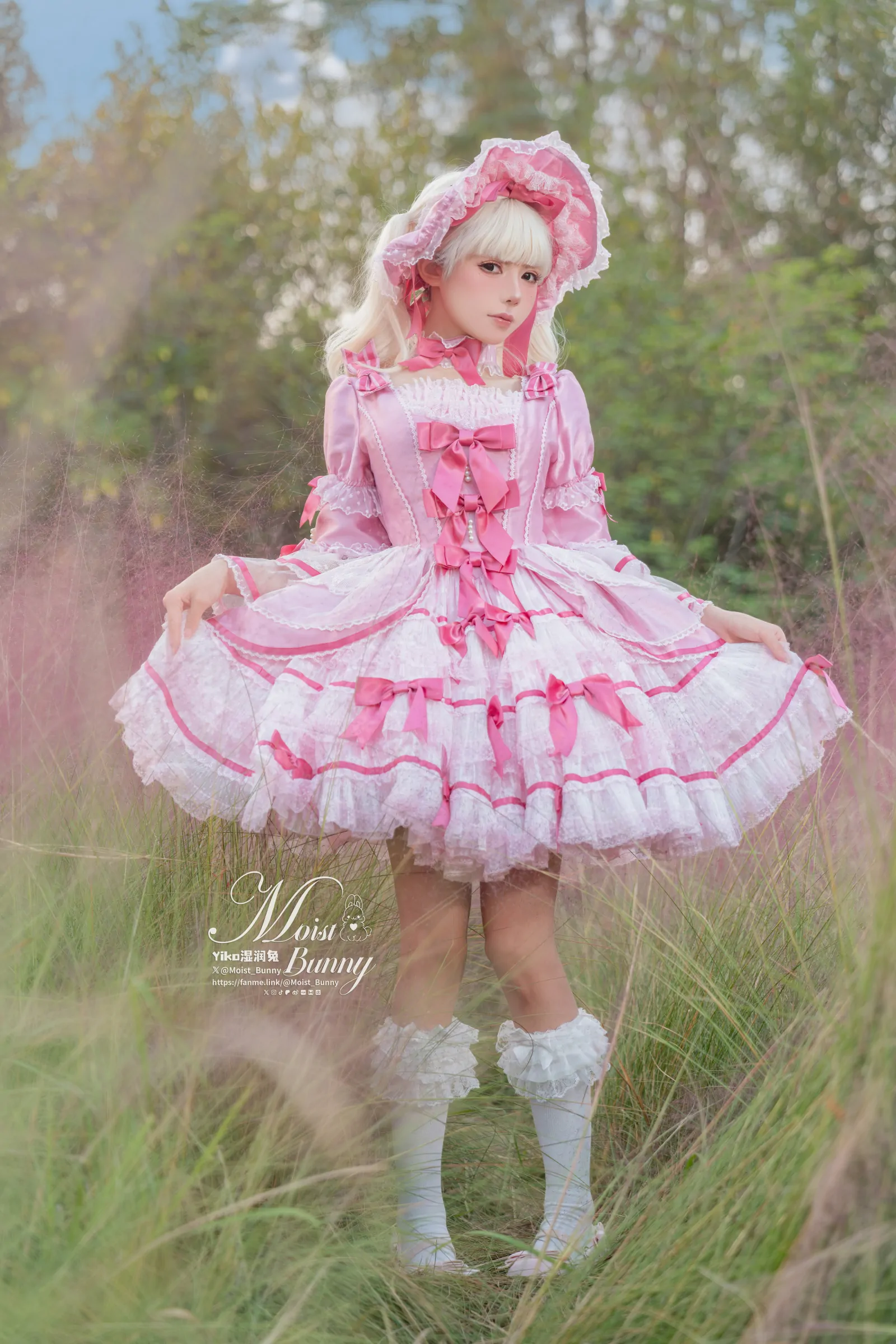 咬一口兔娘  丝绒粉黛 Cosplay-第85张