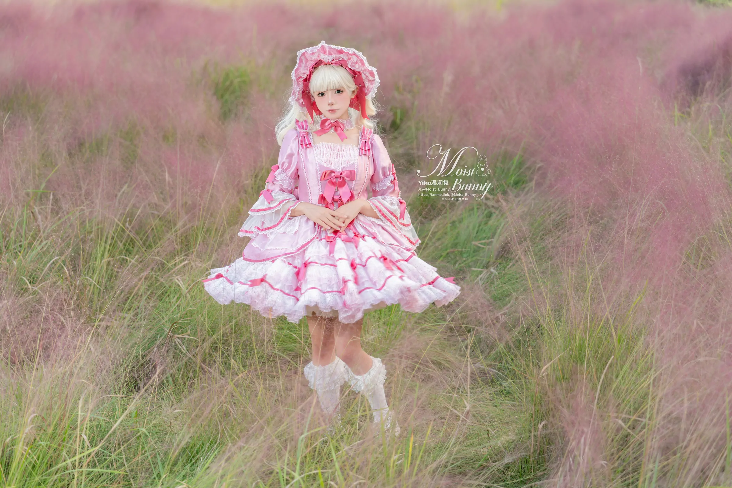 咬一口兔娘  丝绒粉黛 Cosplay-第83张