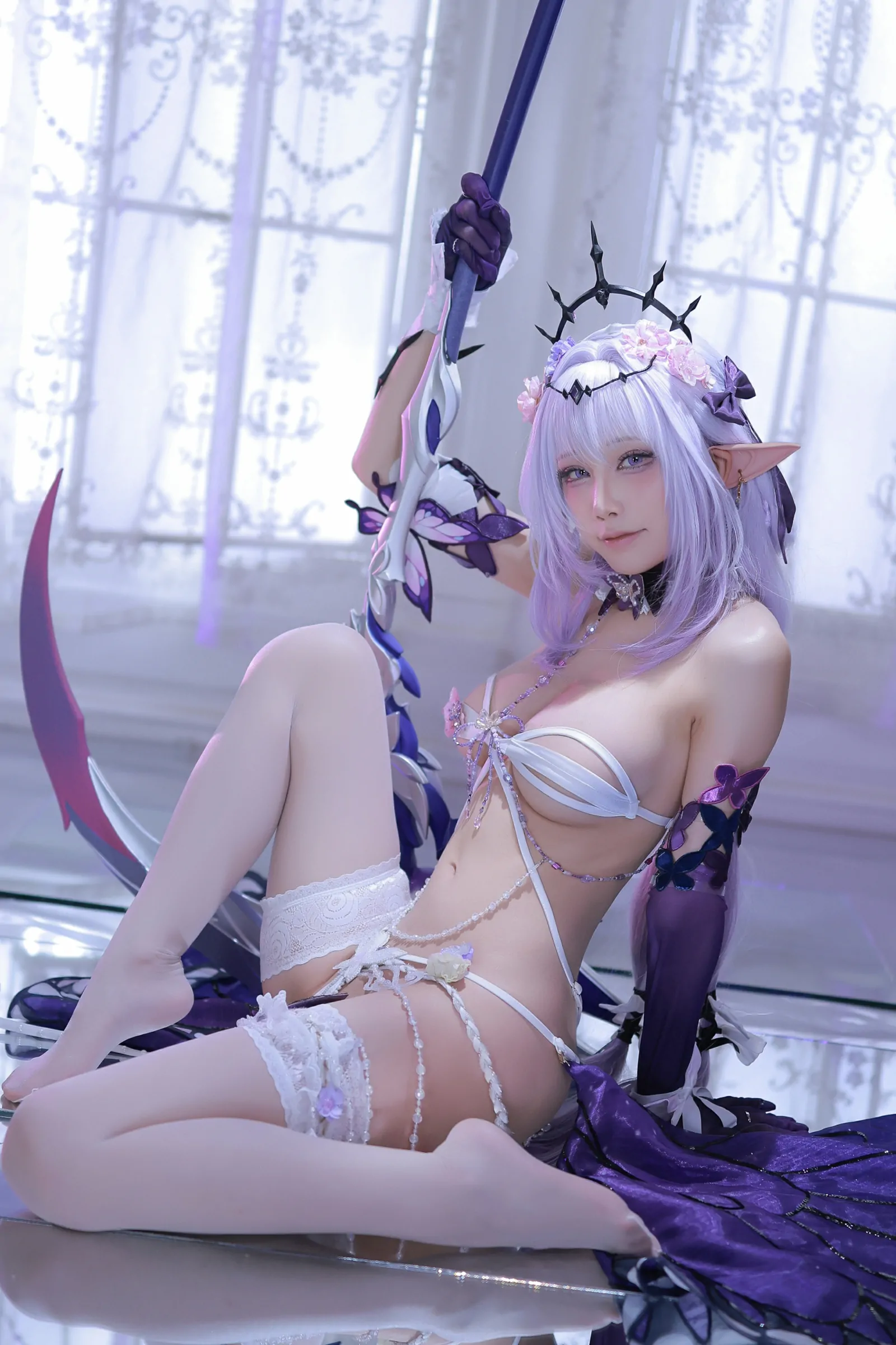 水淼Aqua  星穹铁道遐蝶 Cosplay-第2张