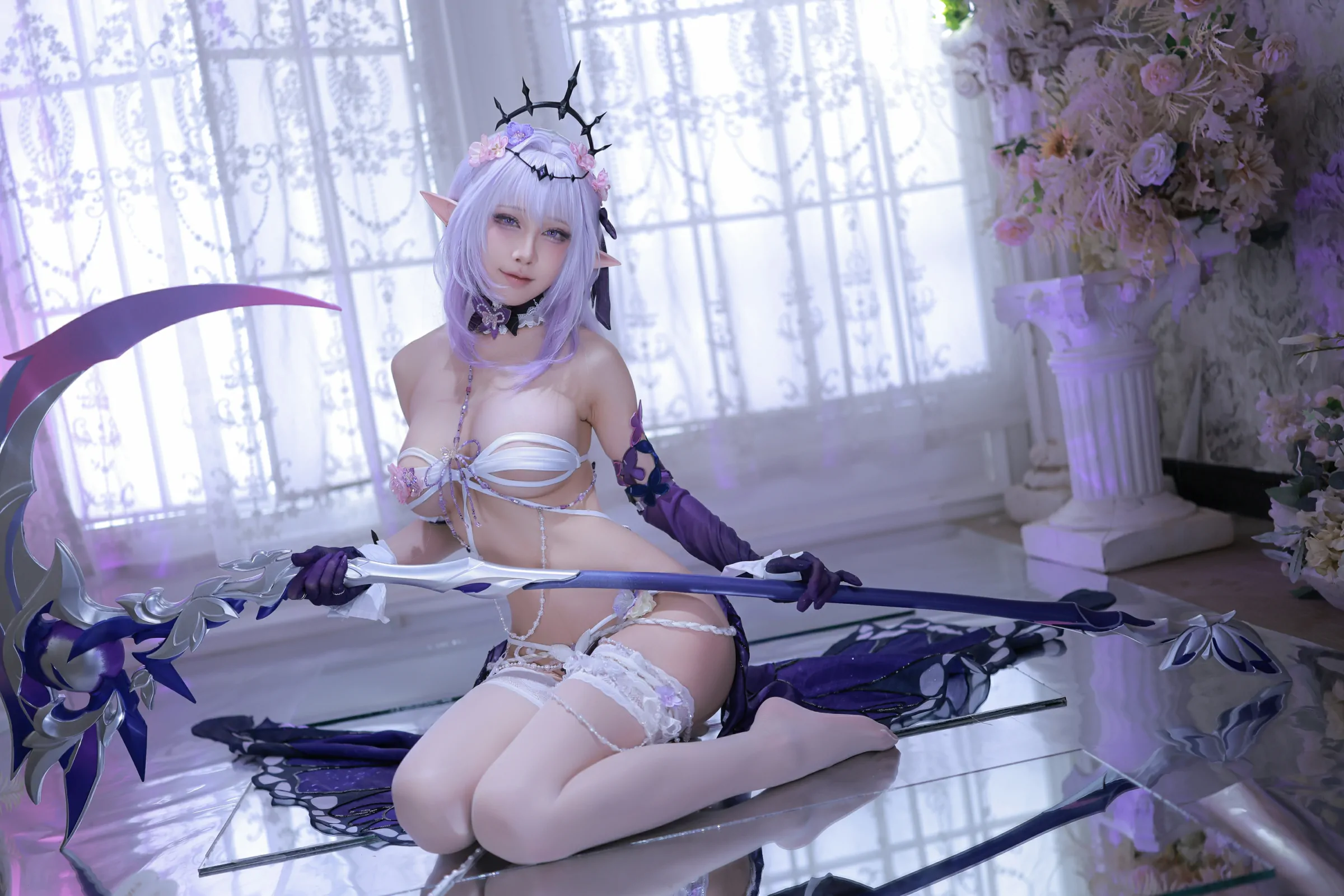 水淼Aqua  星穹铁道遐蝶 Cosplay-第1张