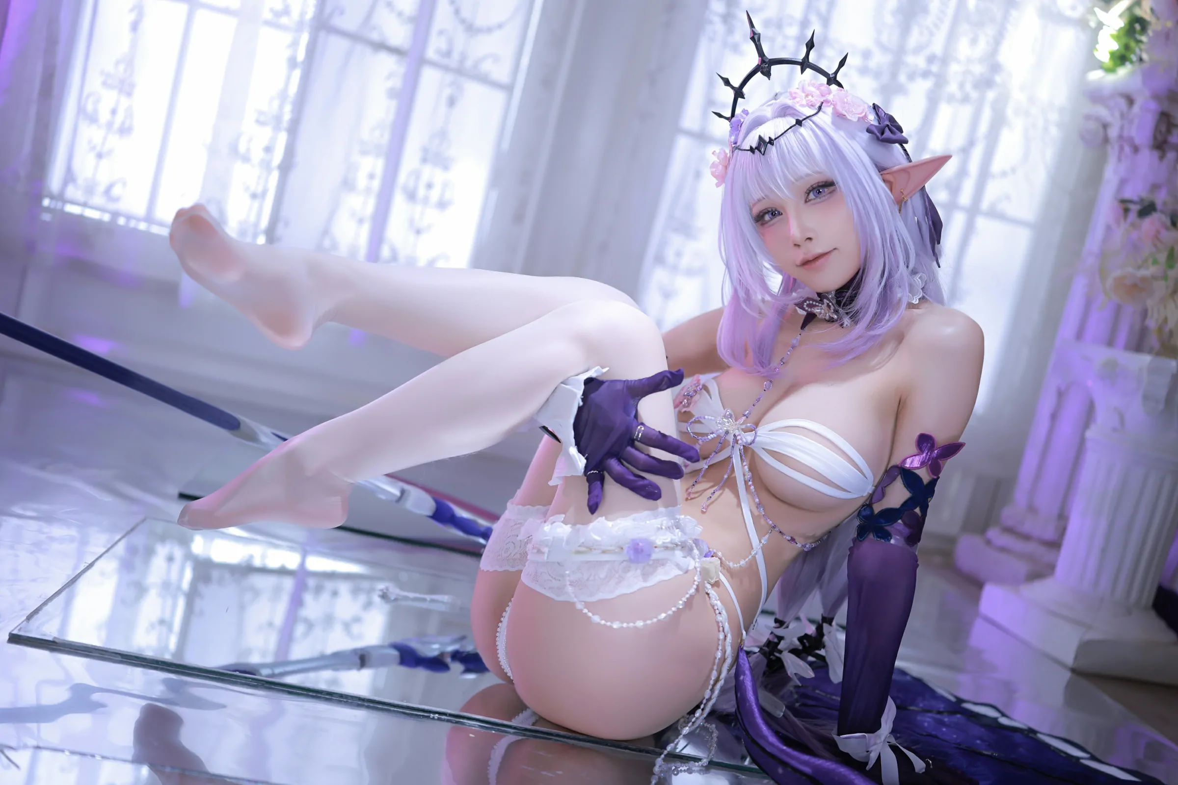 水淼Aqua  星穹铁道遐蝶 Cosplay-第9张