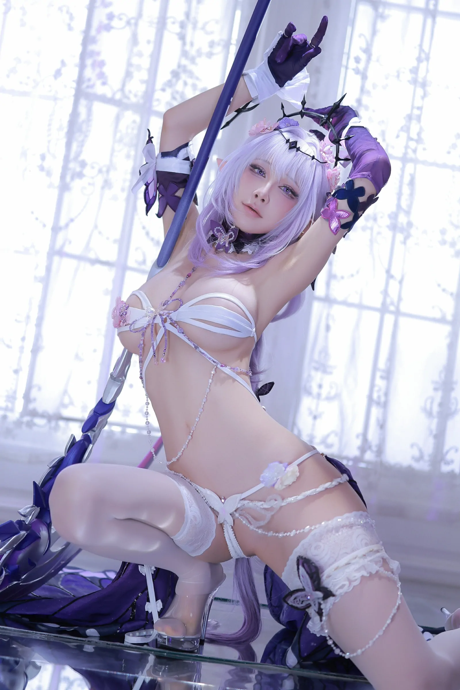 水淼Aqua  星穹铁道遐蝶 Cosplay-第69张