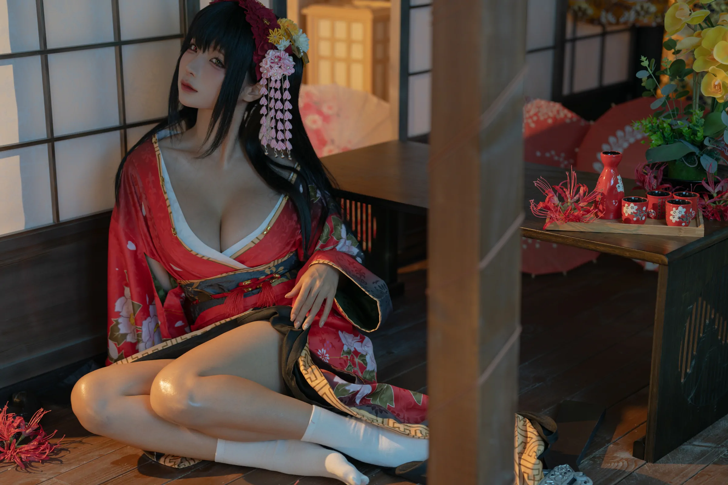 蠢沫沫  和服束缚 Cosplay-第131张