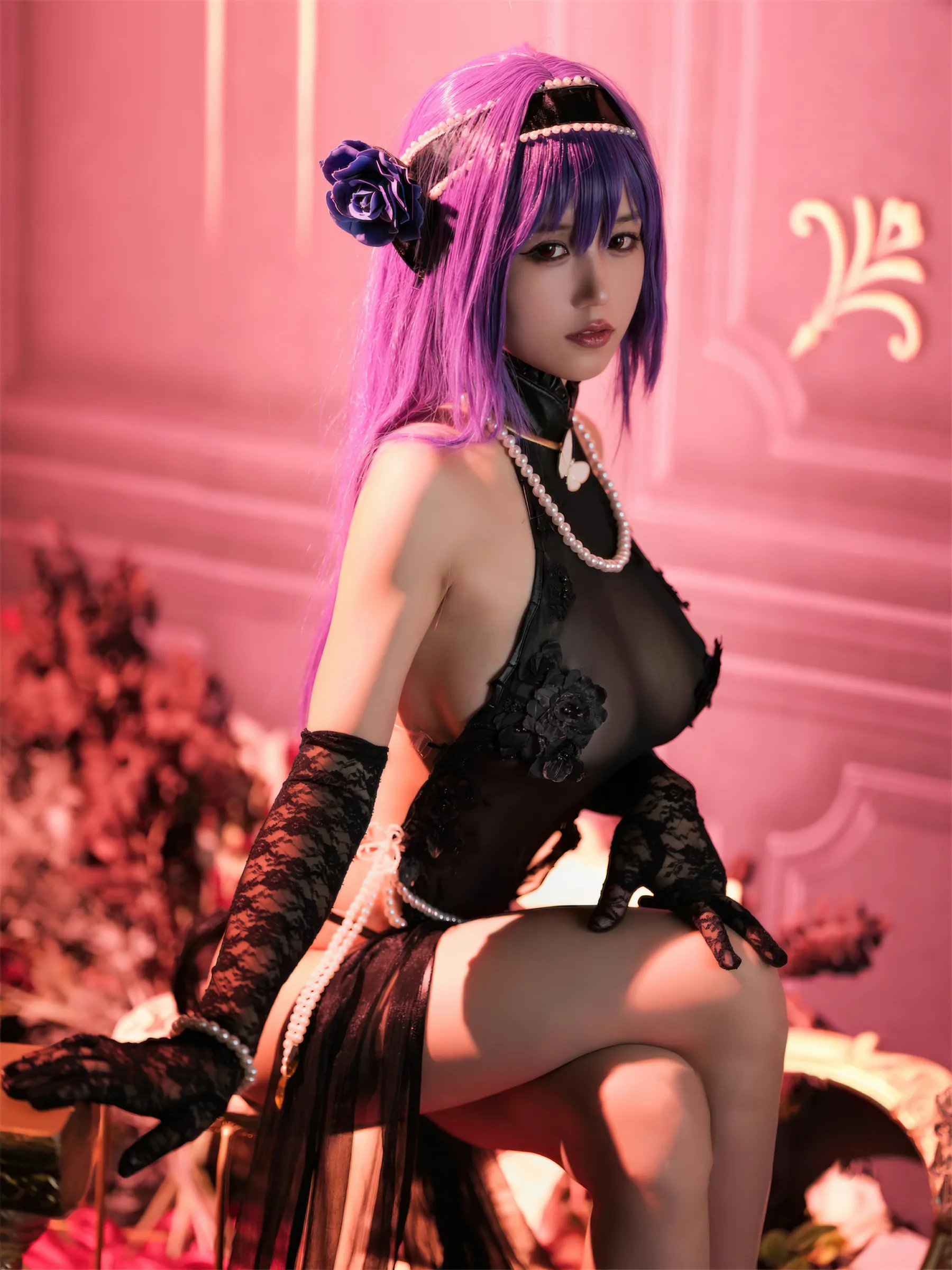 小仓千代w – 少女前线 ZB26 暗蔷摇曳 Cosplay-第5张