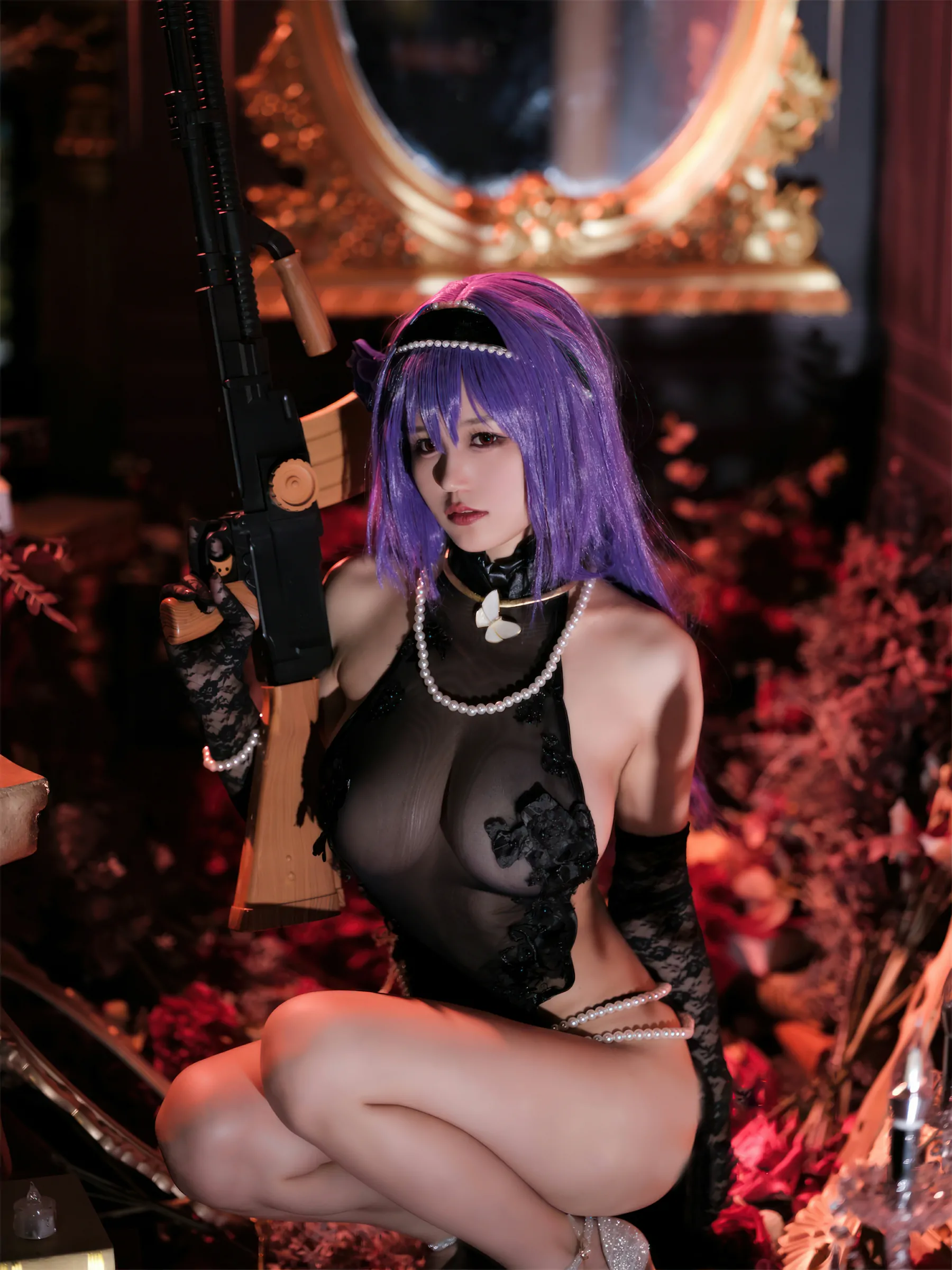 小仓千代w – 少女前线 ZB26 暗蔷摇曳 Cosplay-第15张