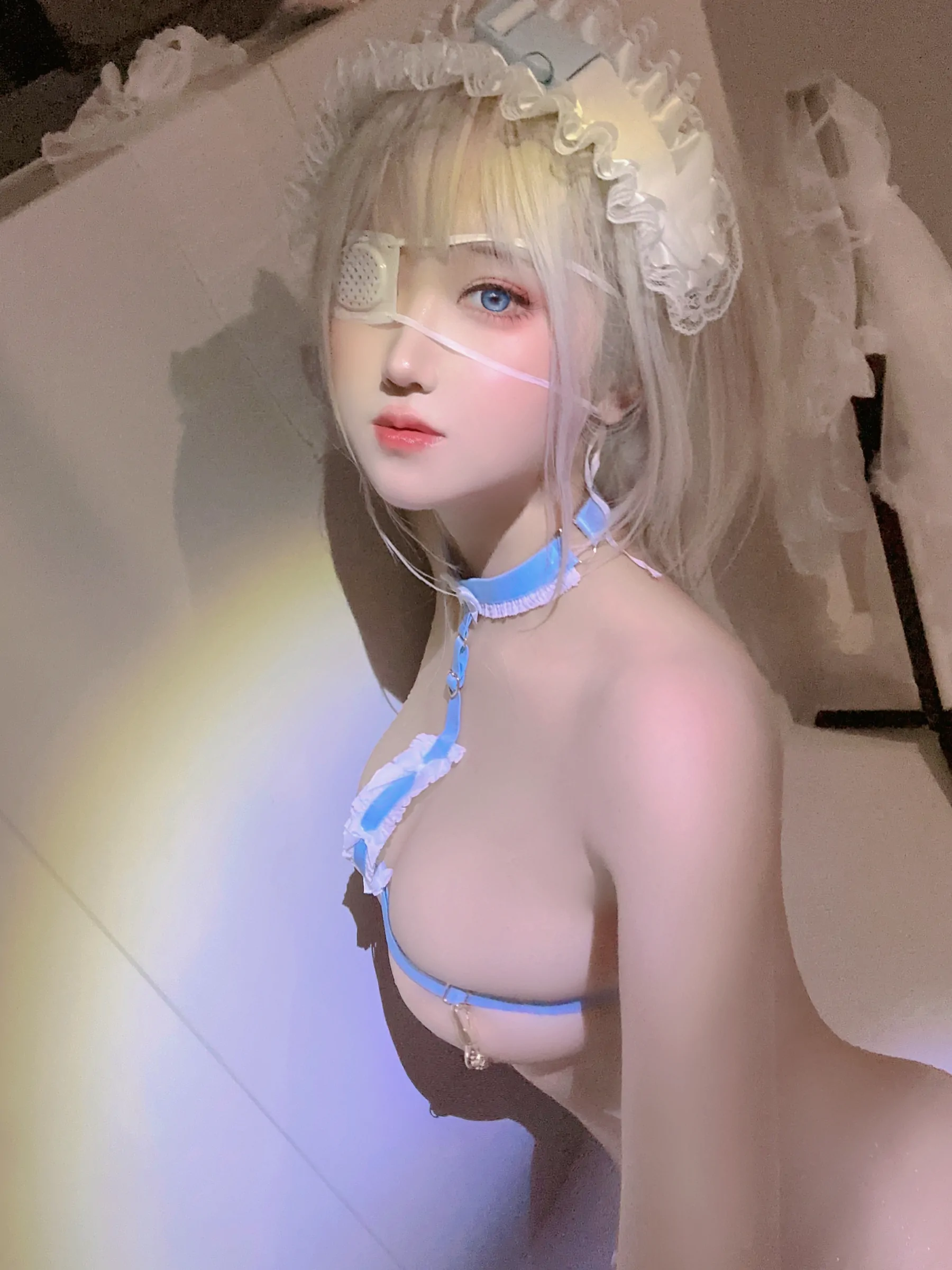 三度_69  水色猫猫系列 Cosplay-第3张