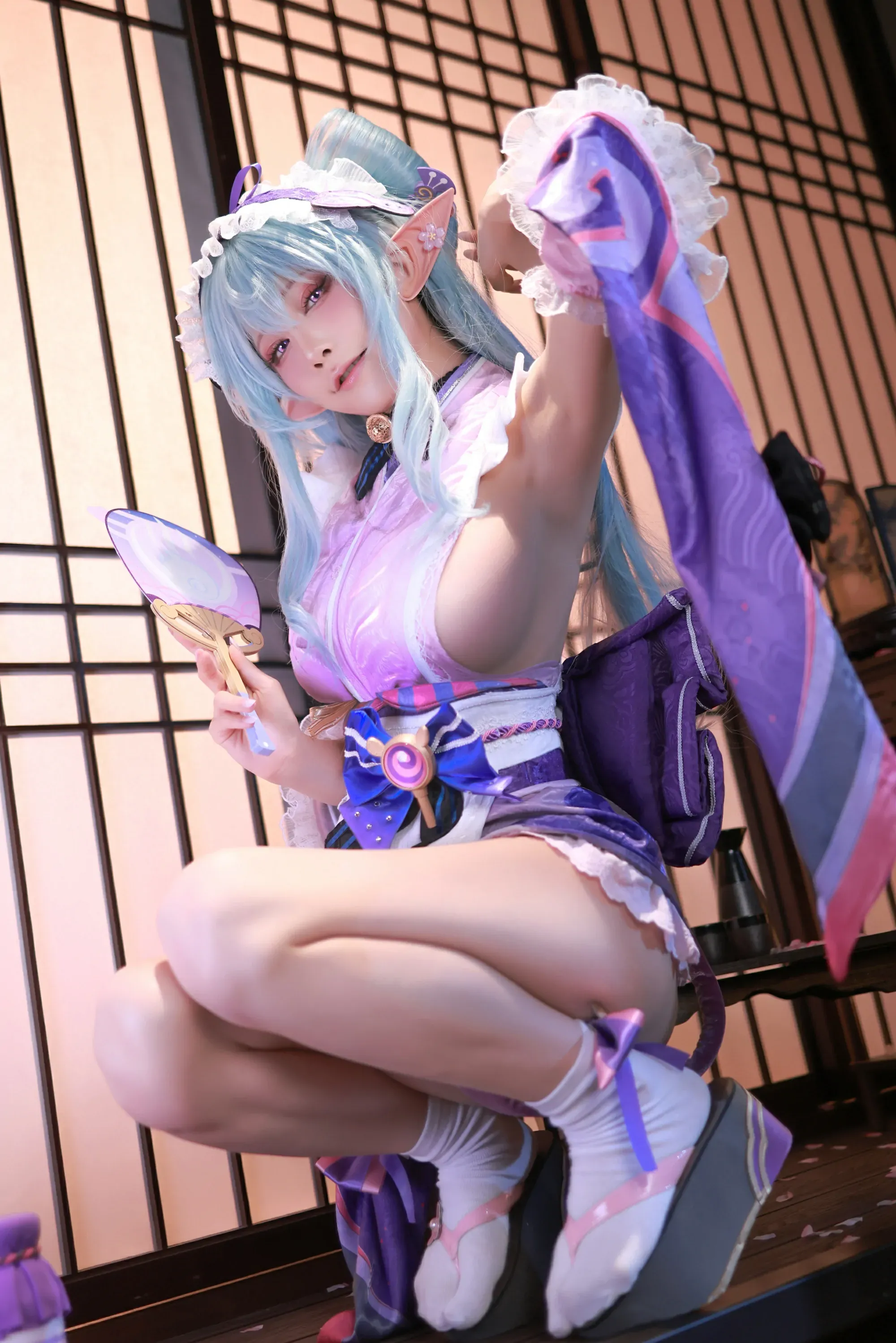 水淼Aqua  3月梦见月瑞希（原神） Cosplay-第3张