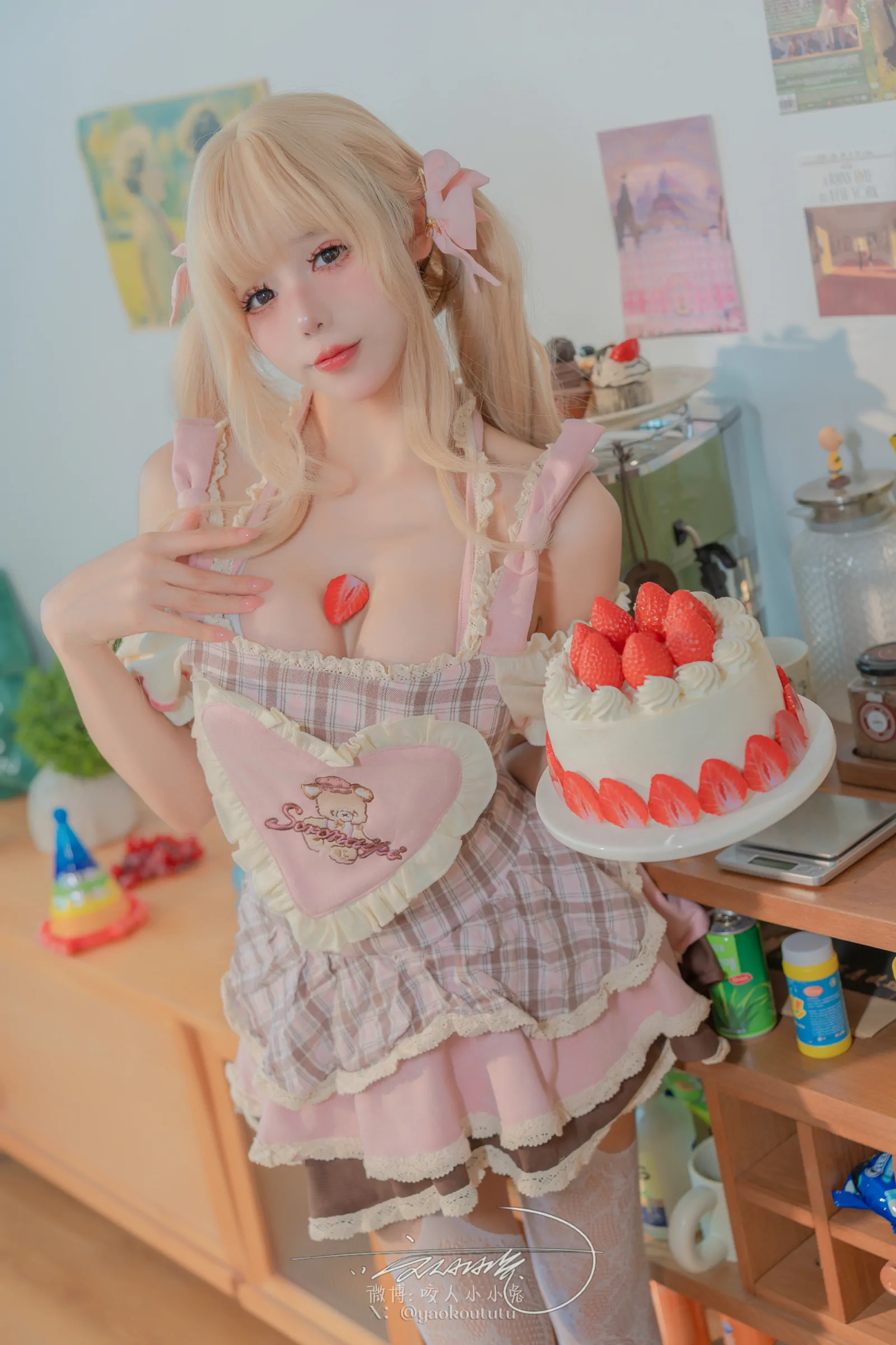 咬一口兔娘  居家甜妹 Cosplay-第2张