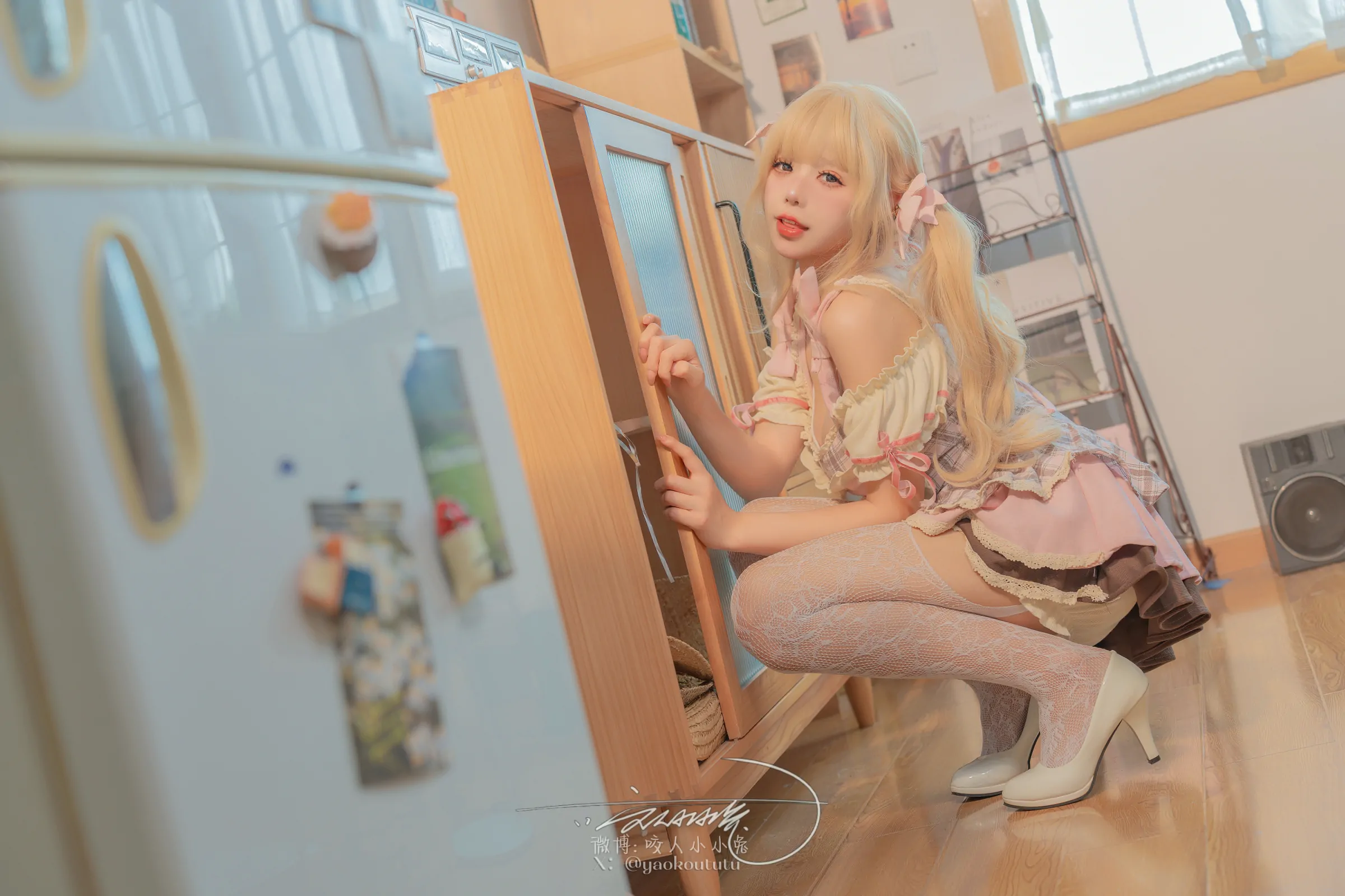 咬一口兔娘  居家甜妹 Cosplay-第9张
