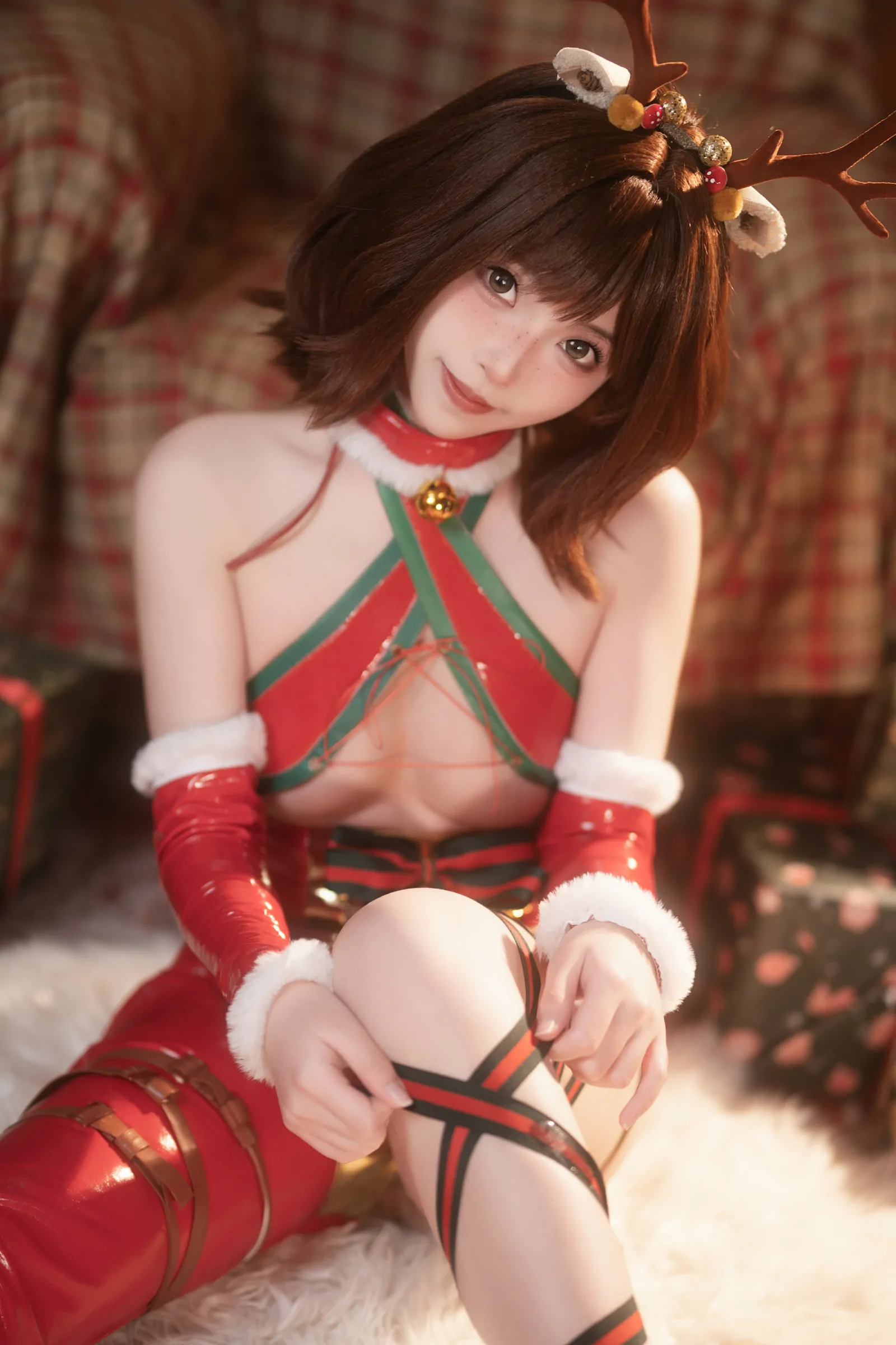 Bangni邦尼  圣诞小鹿 Cosplay-第20张