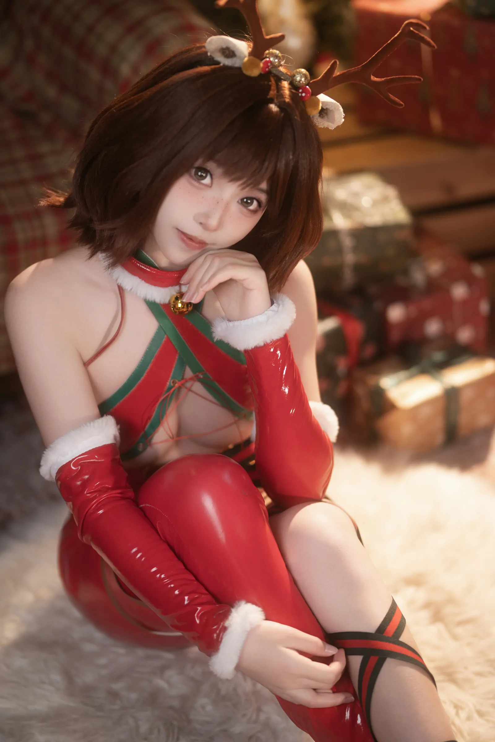 Bangni邦尼  圣诞小鹿 Cosplay-第22张