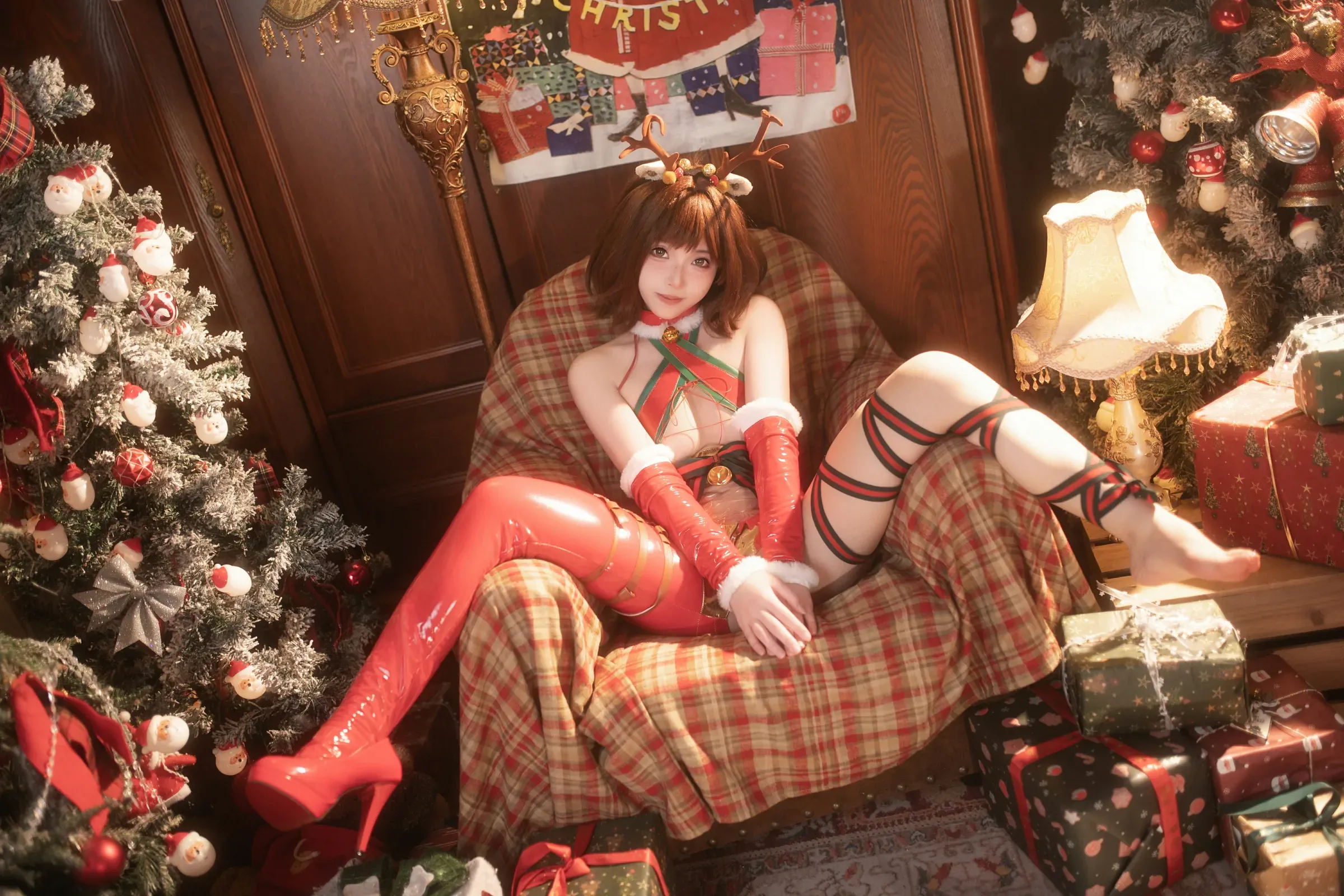 Bangni邦尼  圣诞小鹿 Cosplay-第57张