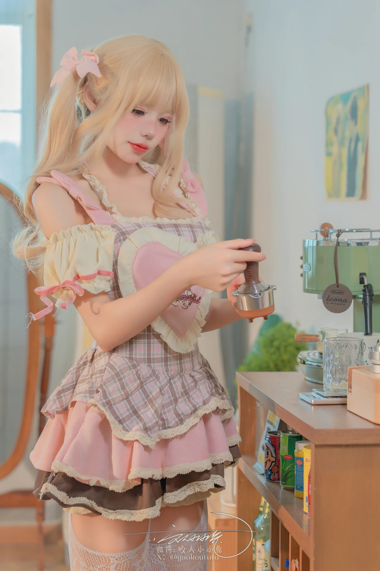咬一口兔娘  居家甜妹 Cosplay-第73张