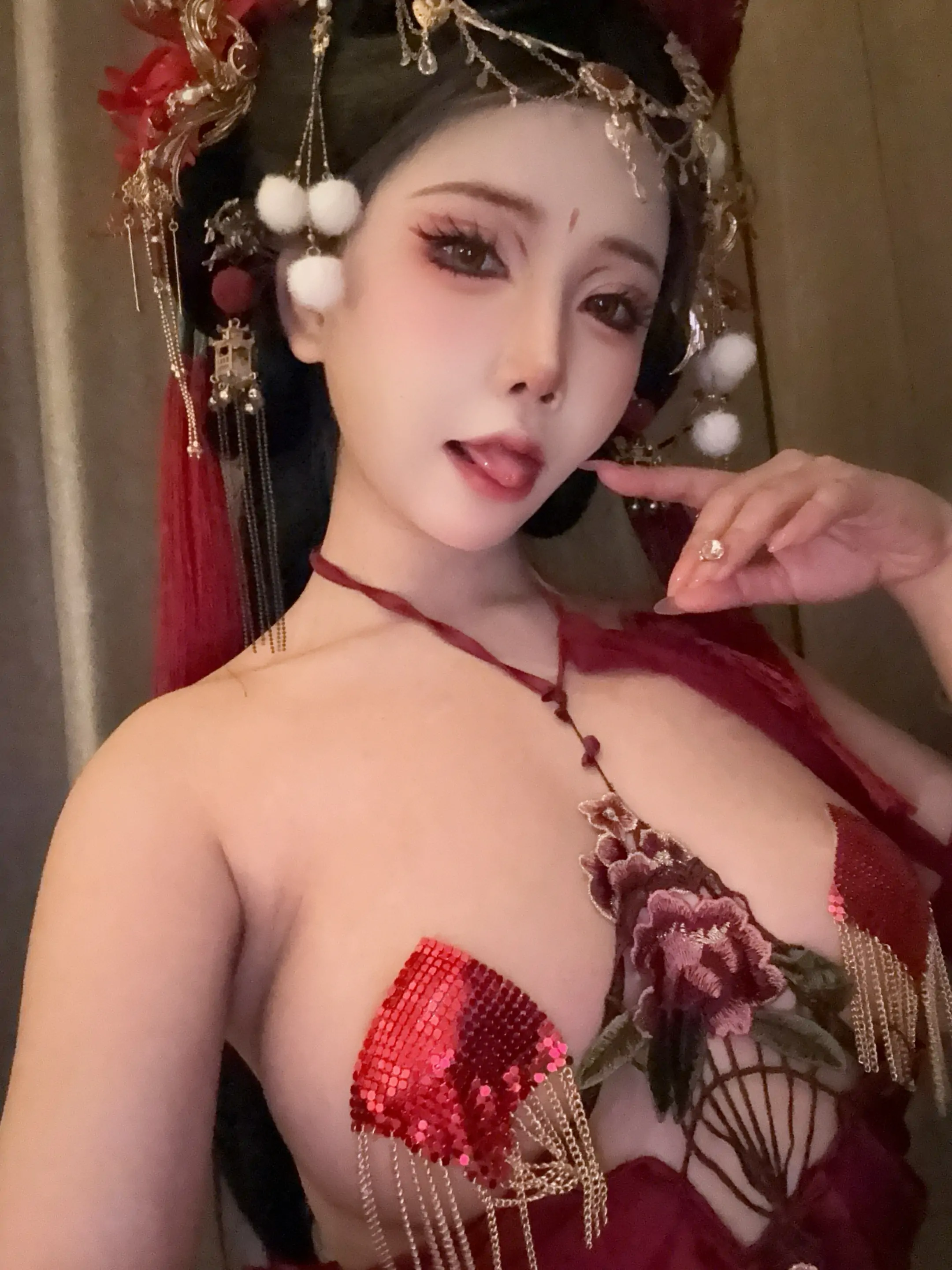 抱走莫子AA – 红色小尾巴 Cosplay-第12张