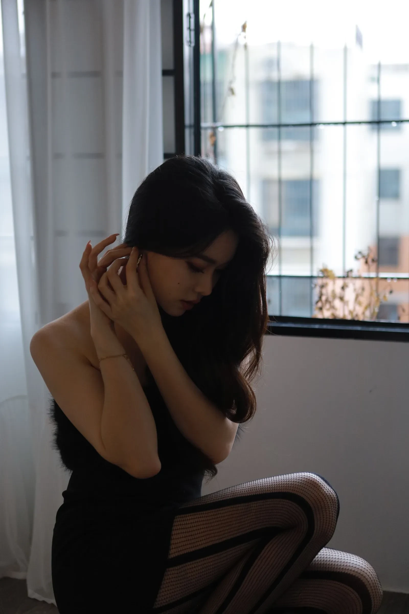 Sia不吃鱼 – 虾线黑丝 Cosplay-第3张
