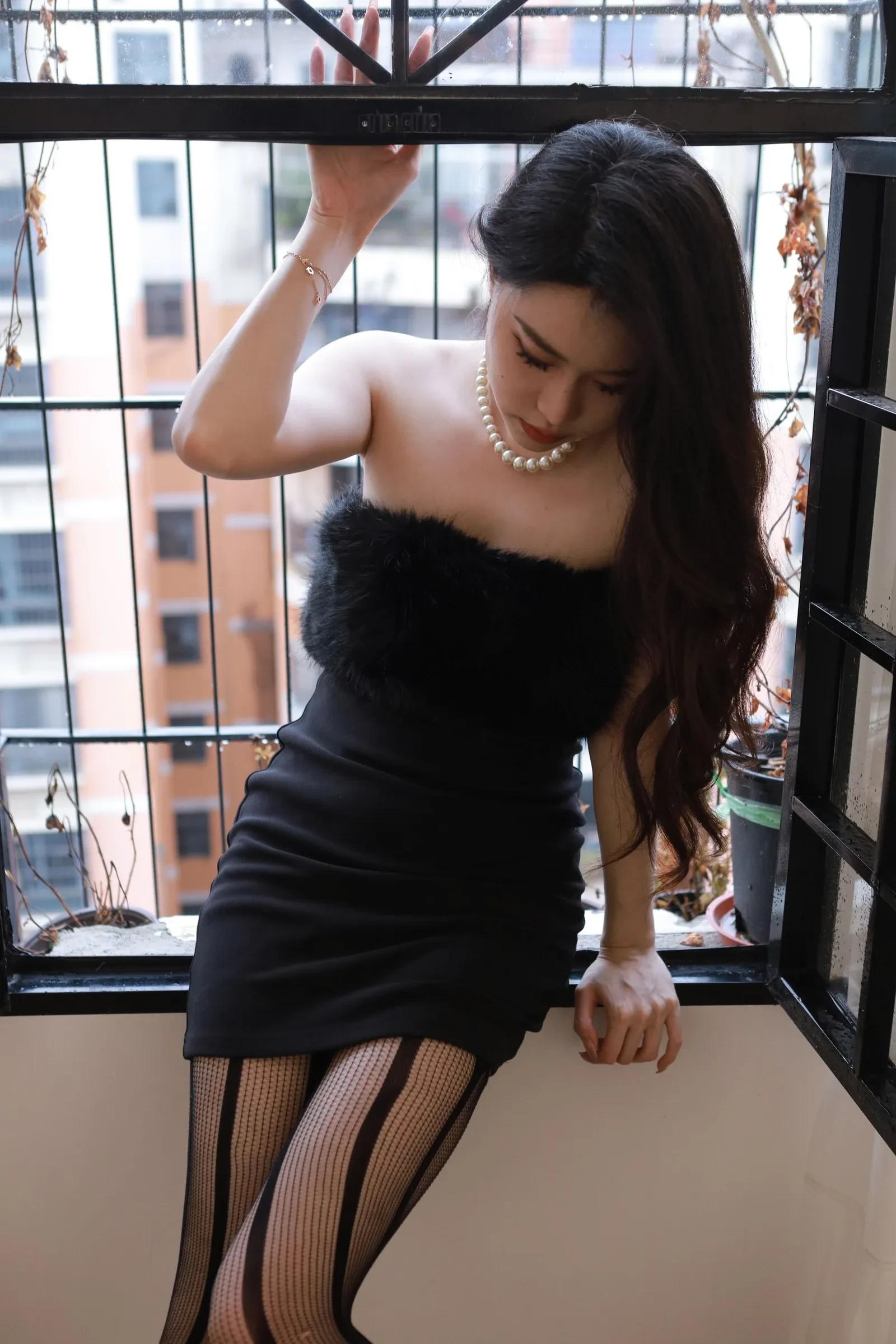 Sia不吃鱼 – 虾线黑丝 Cosplay-第15张