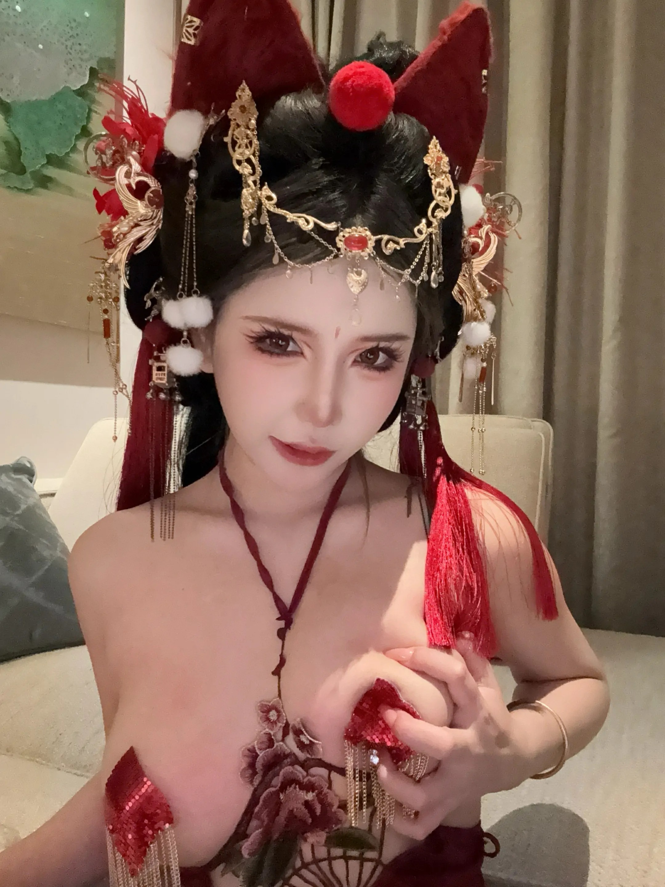 抱走莫子AA – 红色小尾巴 Cosplay-第83张
