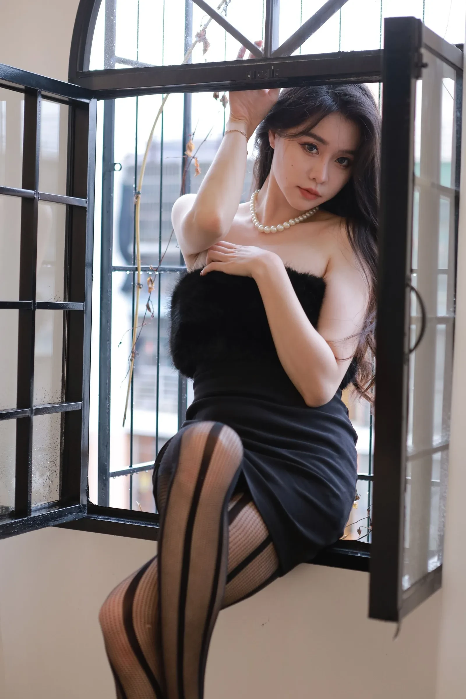 Sia不吃鱼 – 虾线黑丝 Cosplay-第46张