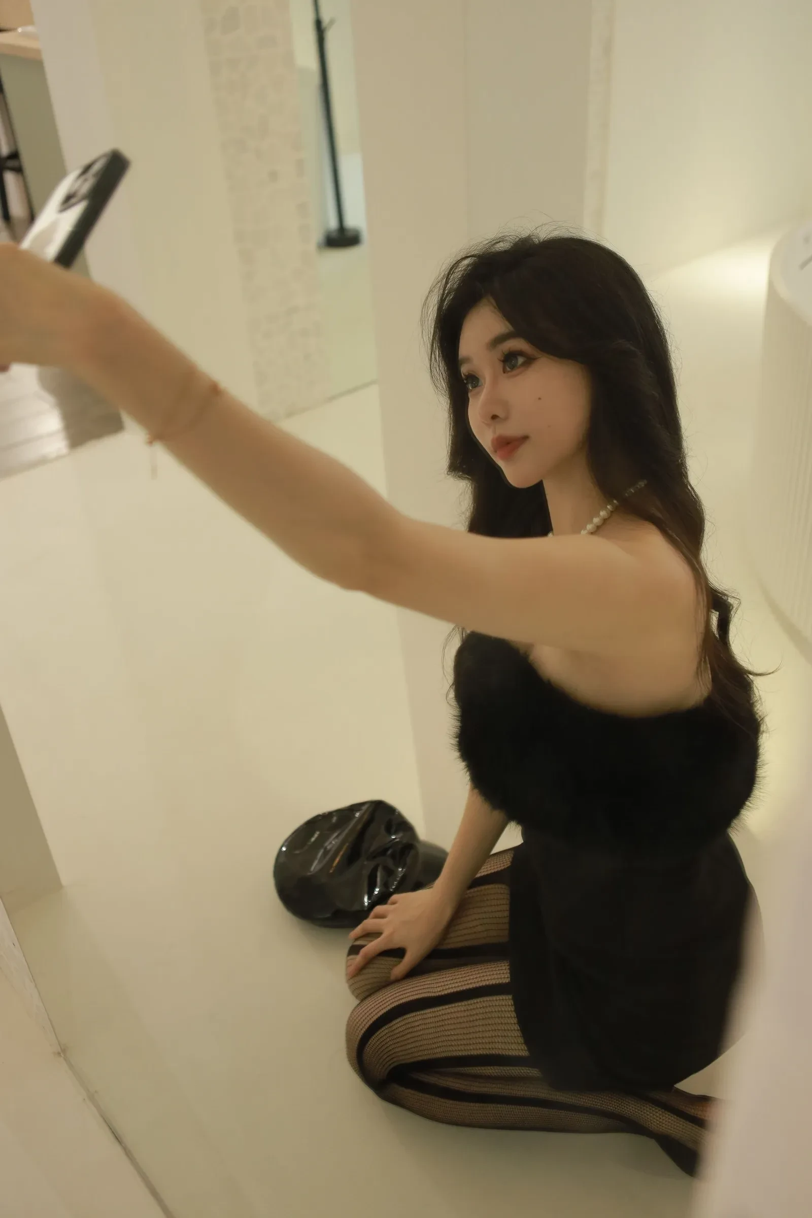 Sia不吃鱼 – 虾线黑丝 Cosplay-第50张
