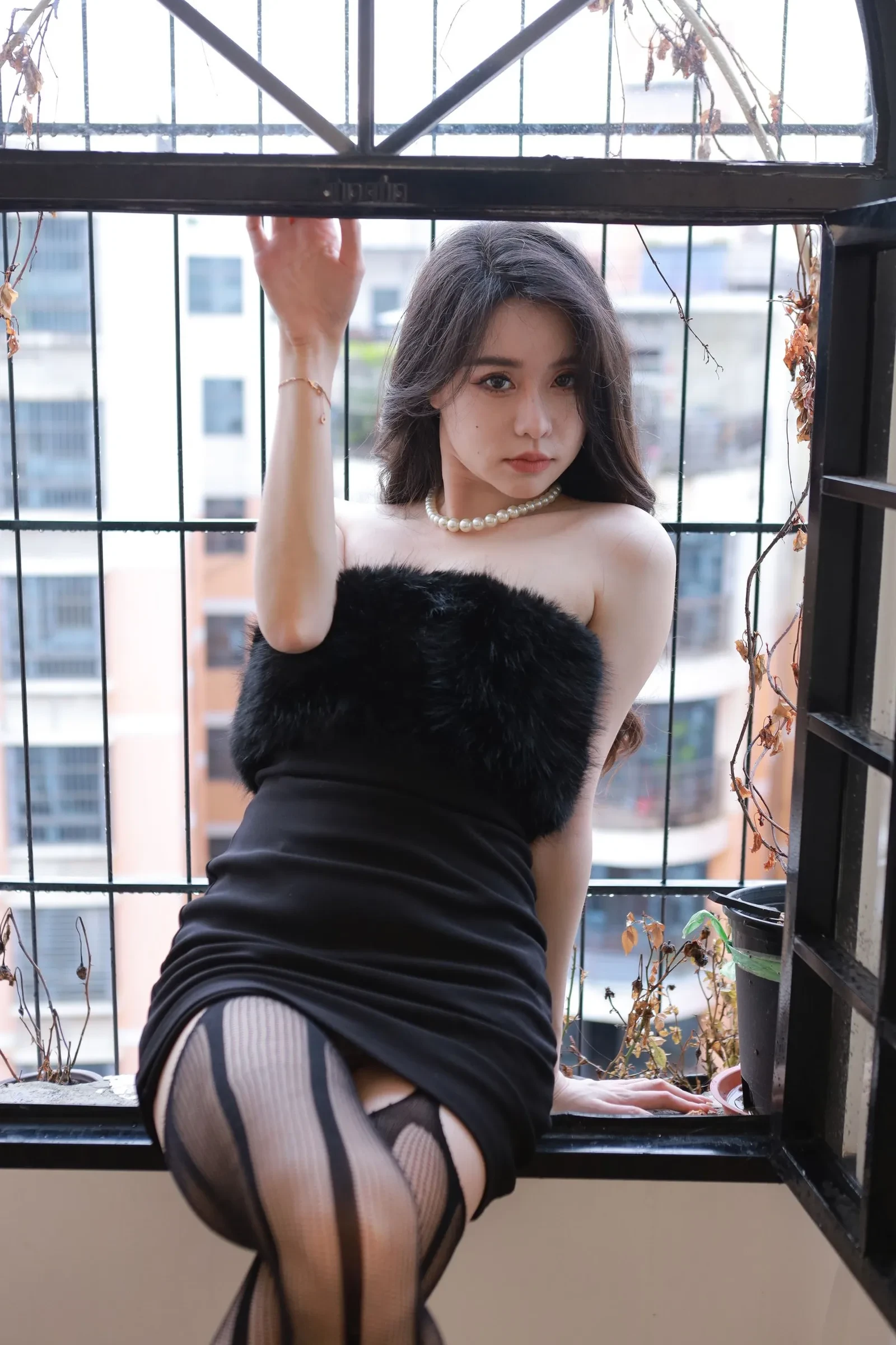 Sia不吃鱼  虾线黑丝 Cosplay-第23张