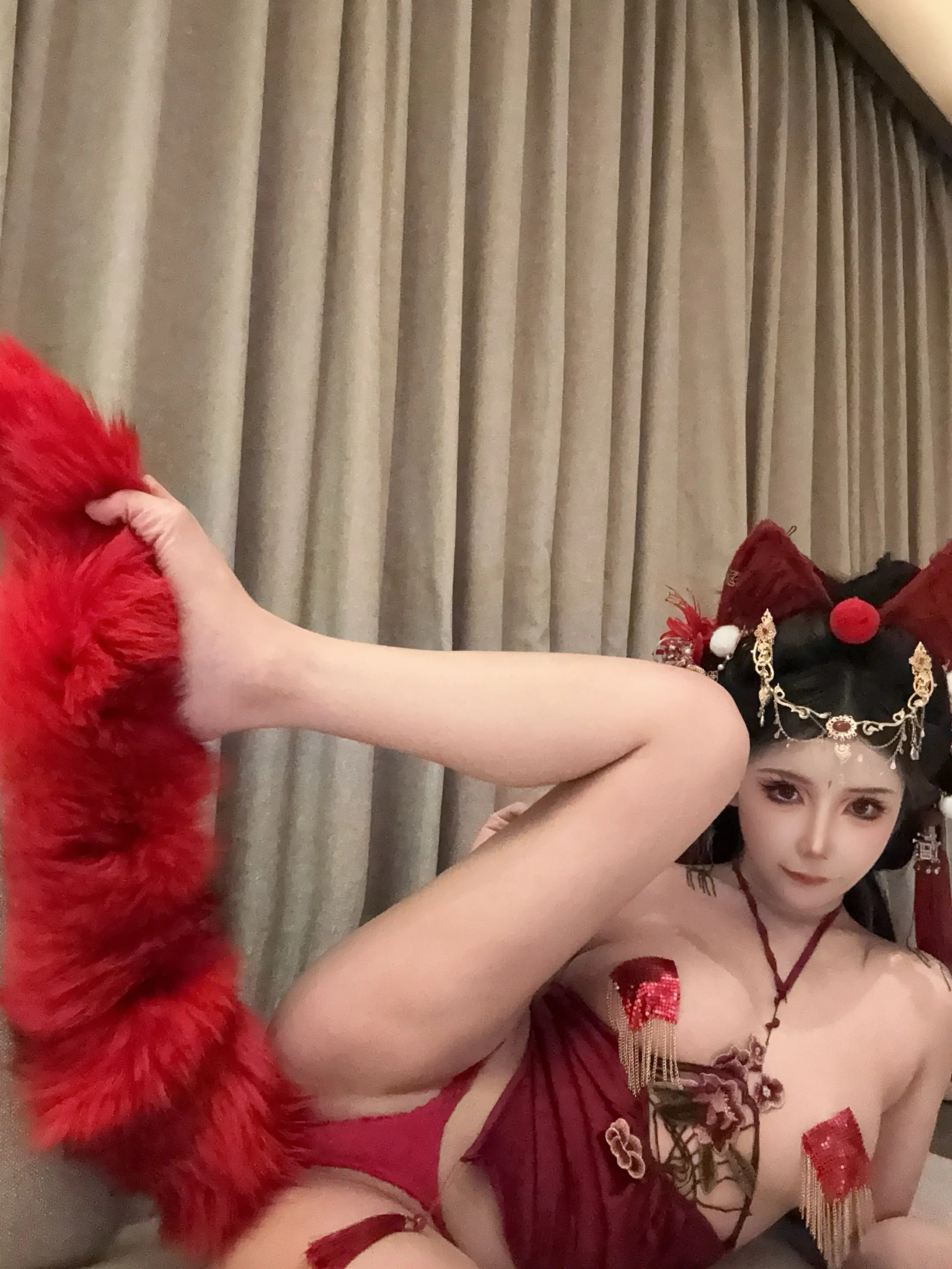 抱走莫子AA – 红色小尾巴 Cosplay-第111张