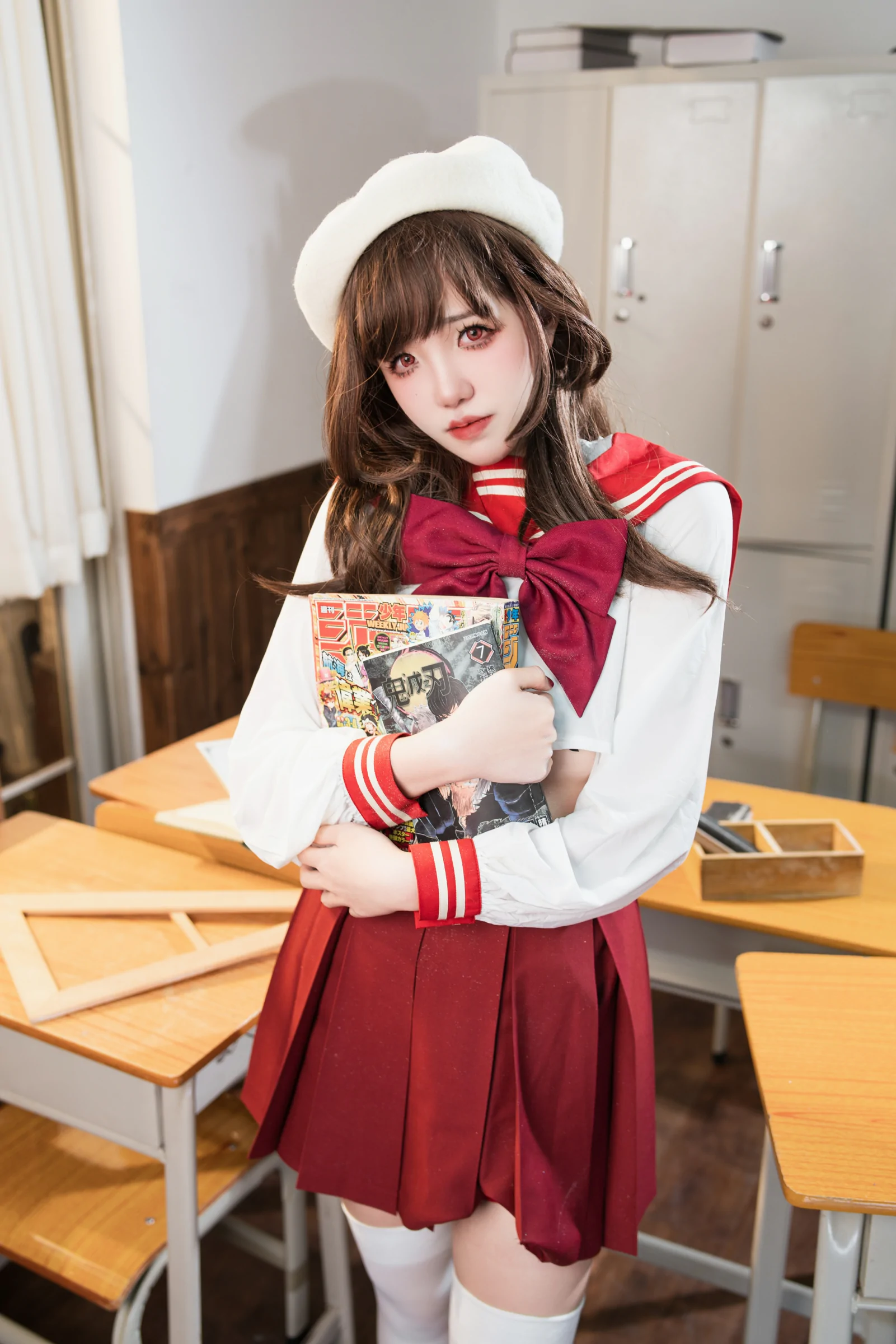 阿薰kaOri – 白虎女高中生 Cosplay-第6张