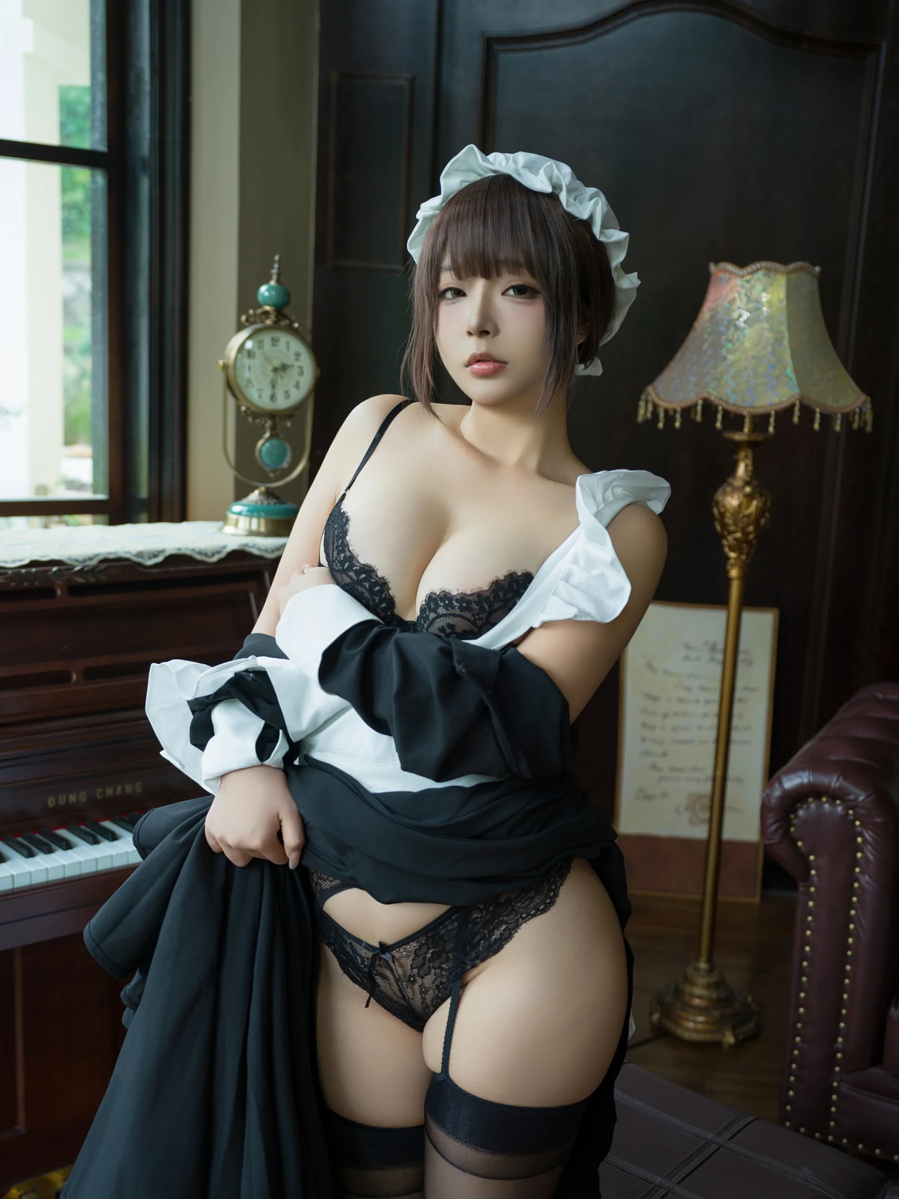 yuuhui玉汇 – 女仆游戏 Cosplay-第142张