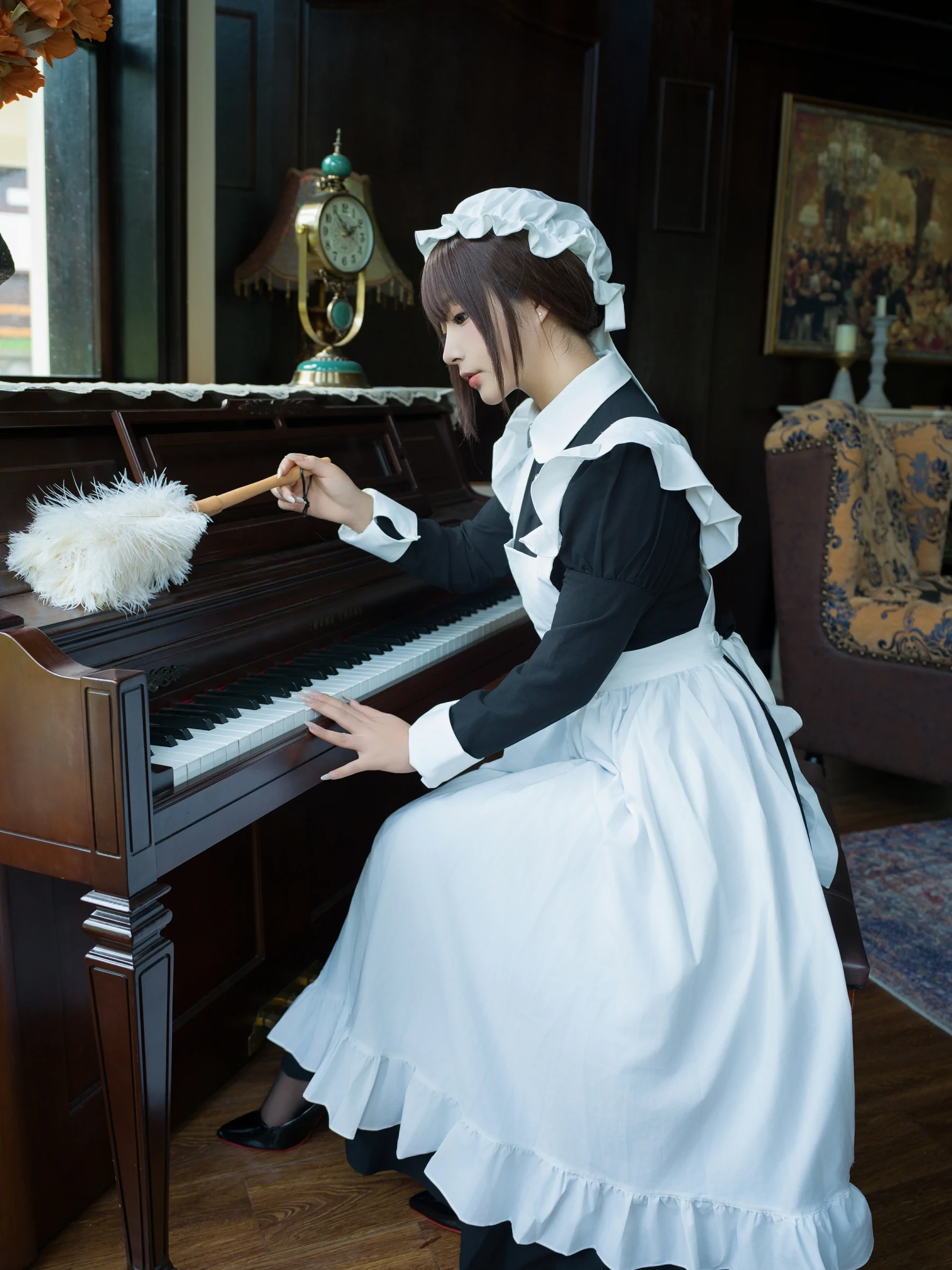yuuhui玉汇 – 女仆游戏 Cosplay-第147张