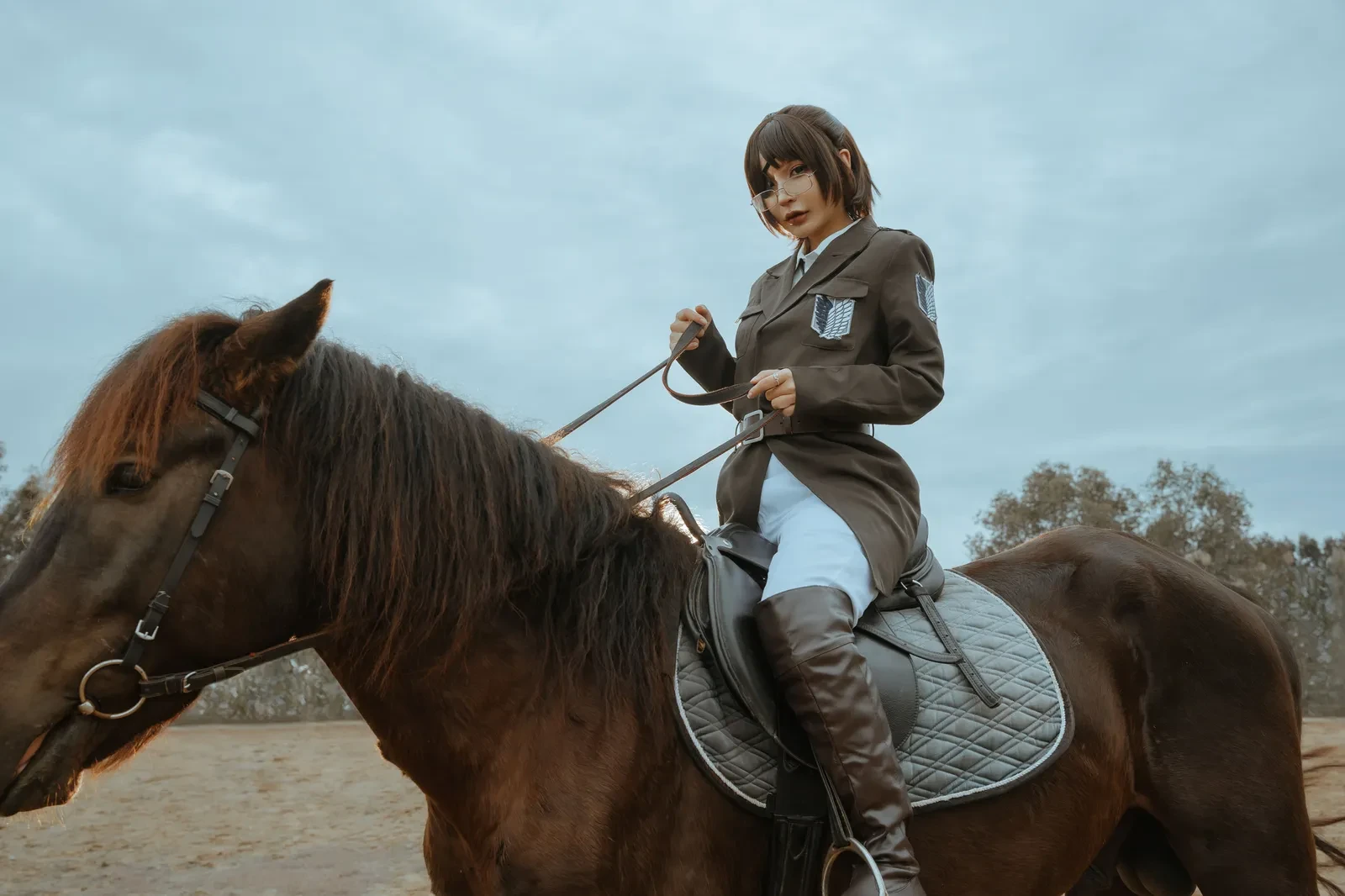 Umeko J – Hange Cosplay-第4张
