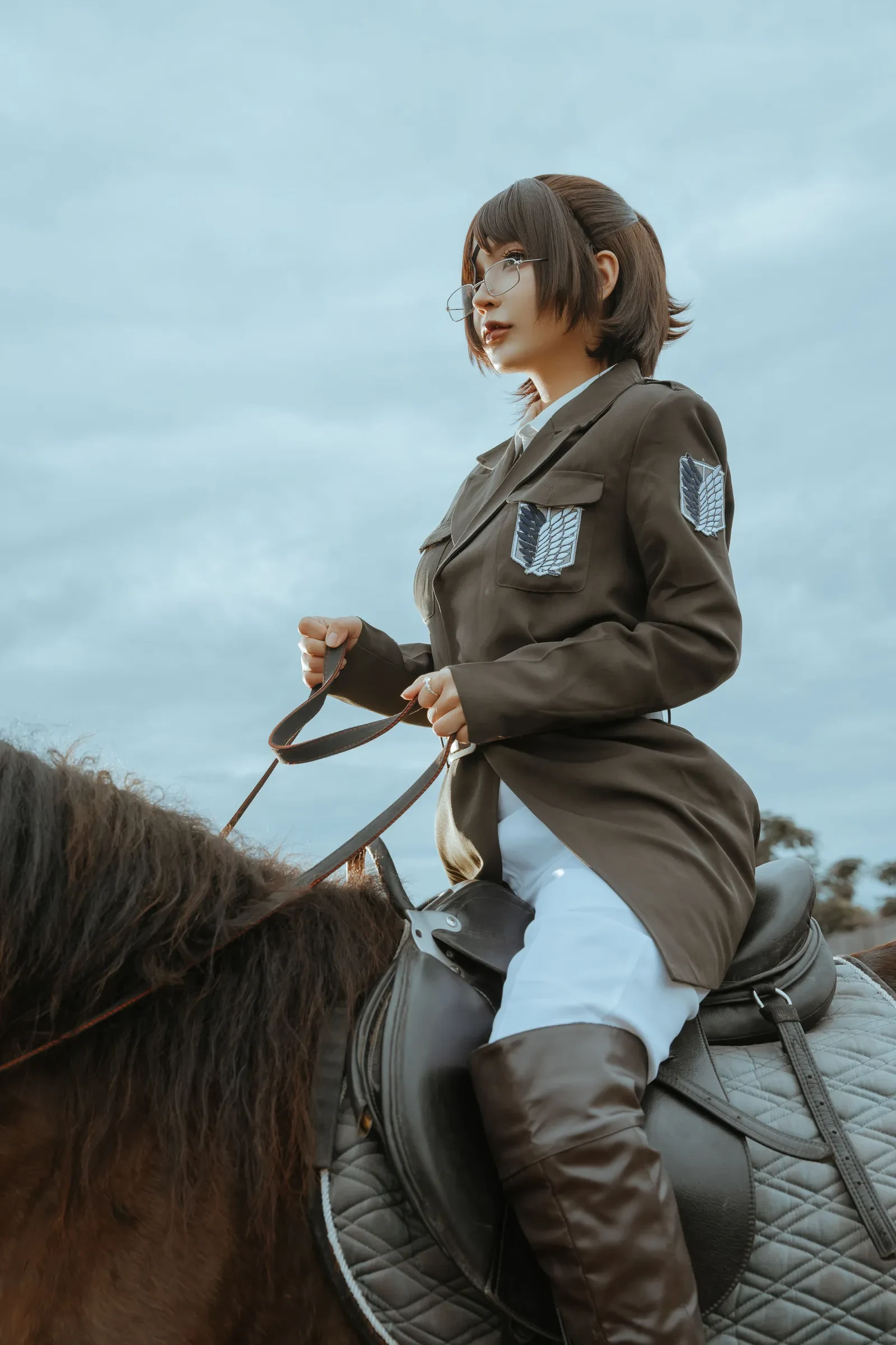 Umeko J – Hange Cosplay-第5张