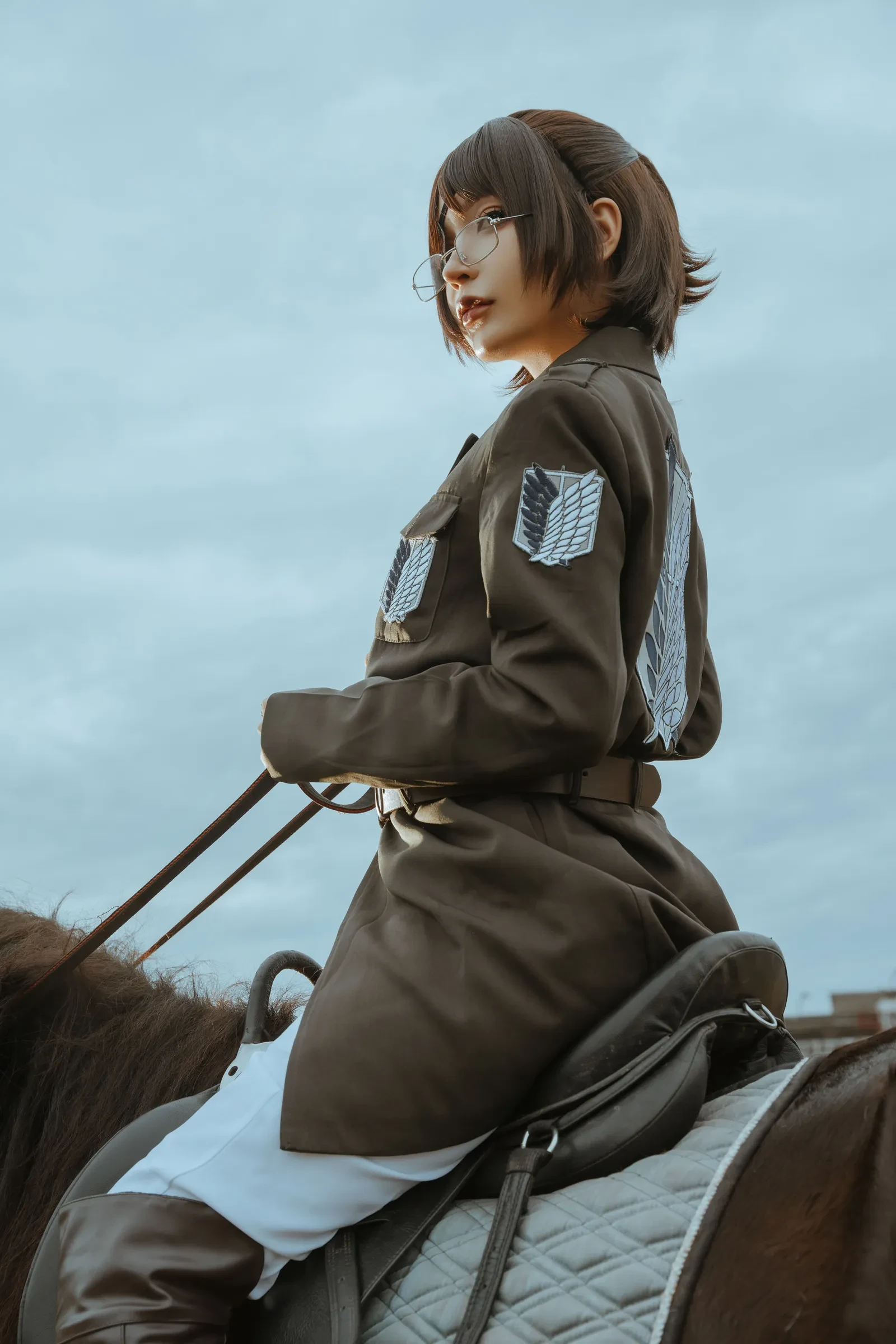 Umeko J – Hange Cosplay-第6张