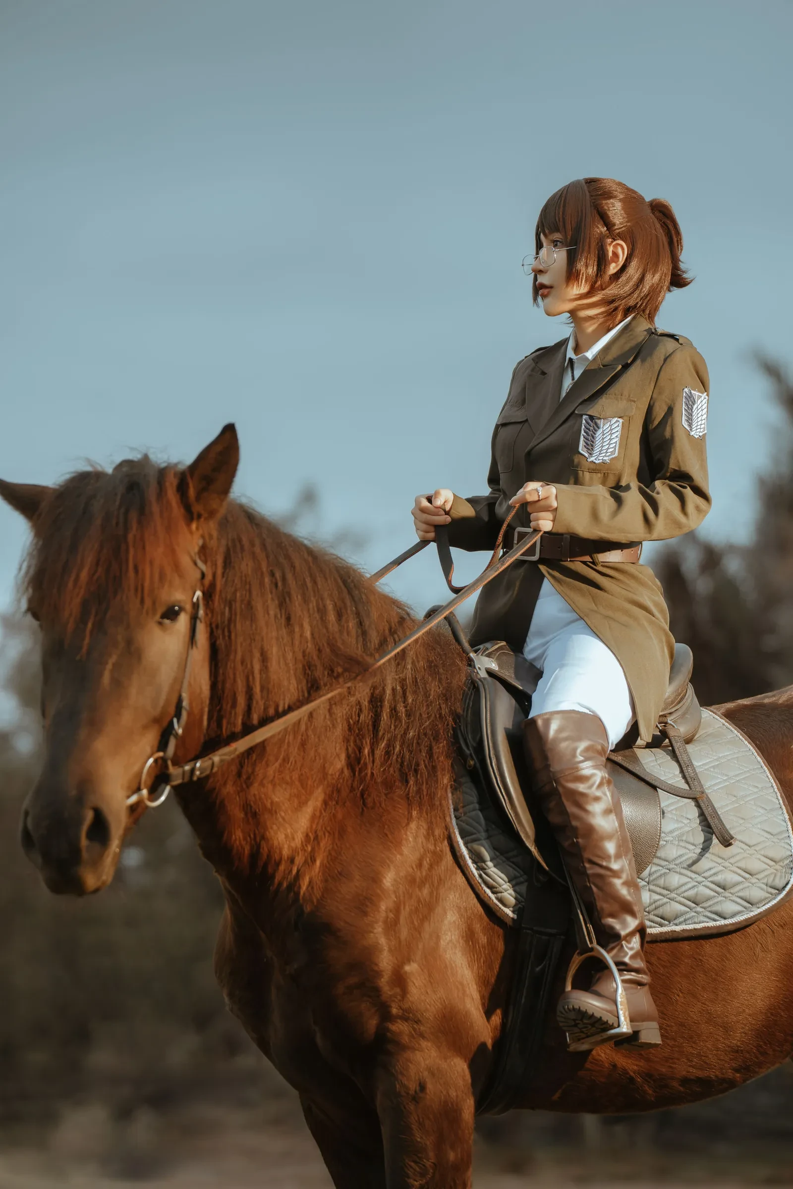 Umeko J – Hange Cosplay-第10张