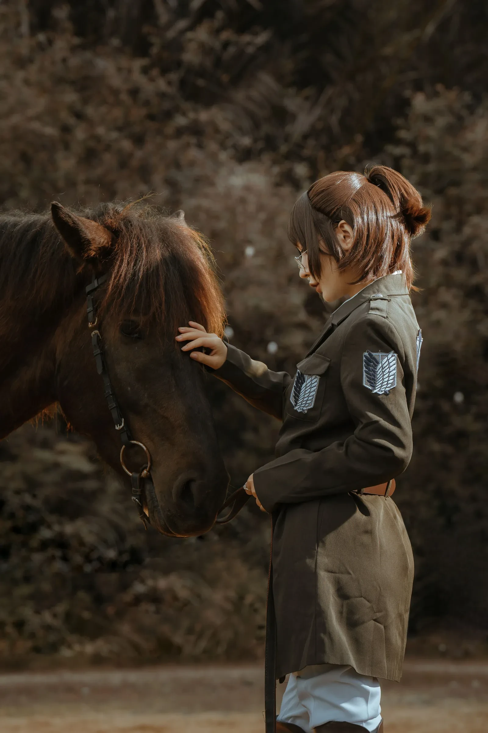 Umeko J – Hange Cosplay-第13张