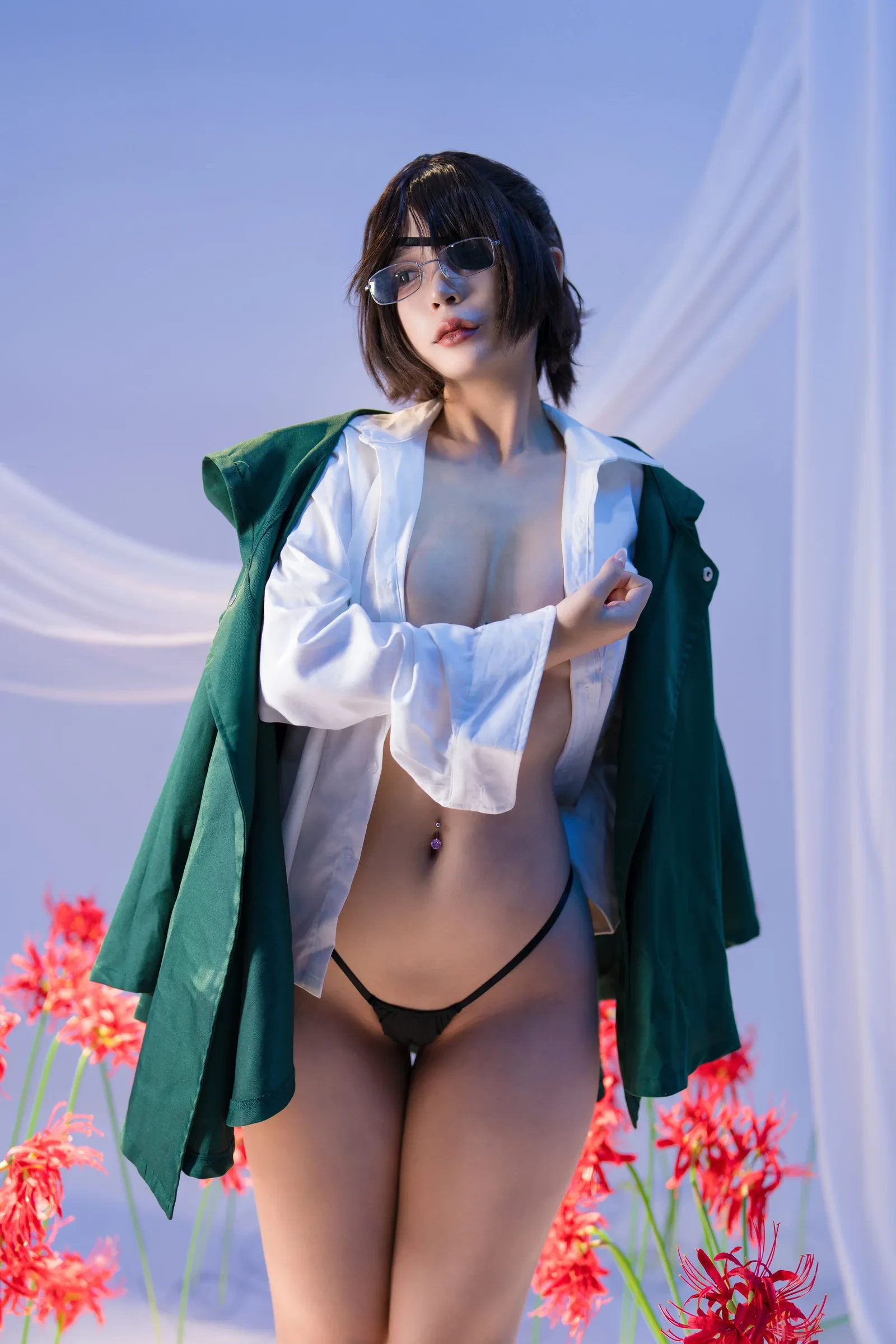 Umeko J – Hange Cosplay-第16张