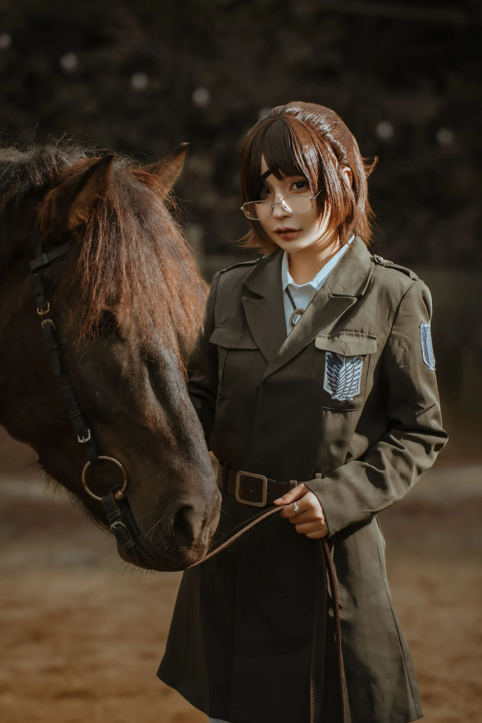 Umeko J – Hange Cosplay-第55张