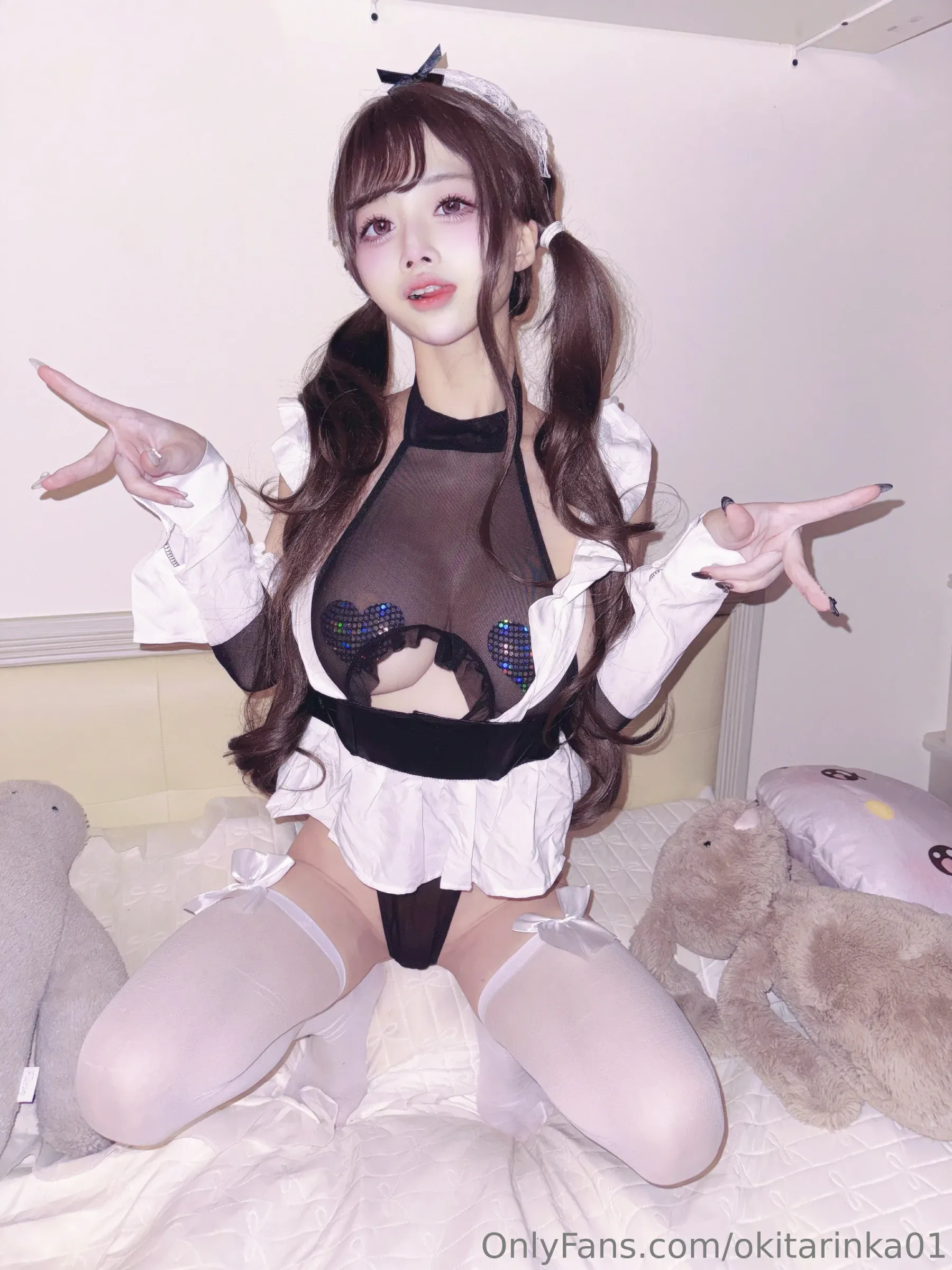沖田凜花Rinka – 卡哇伊女仆 Cosplay-第8张