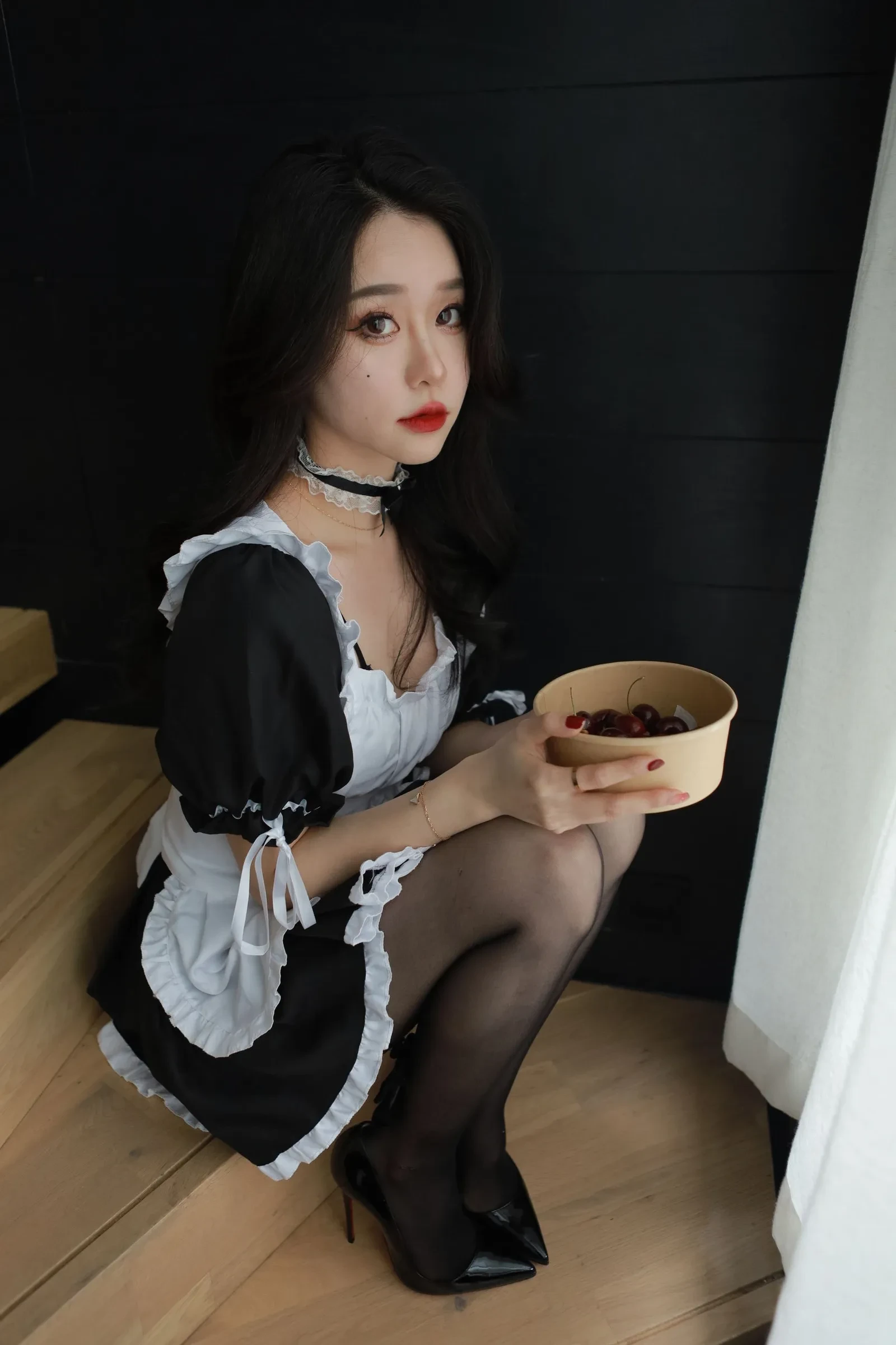 Sia不吃鱼 – 俏皮大奶女仆系列 Cosplay-第94张