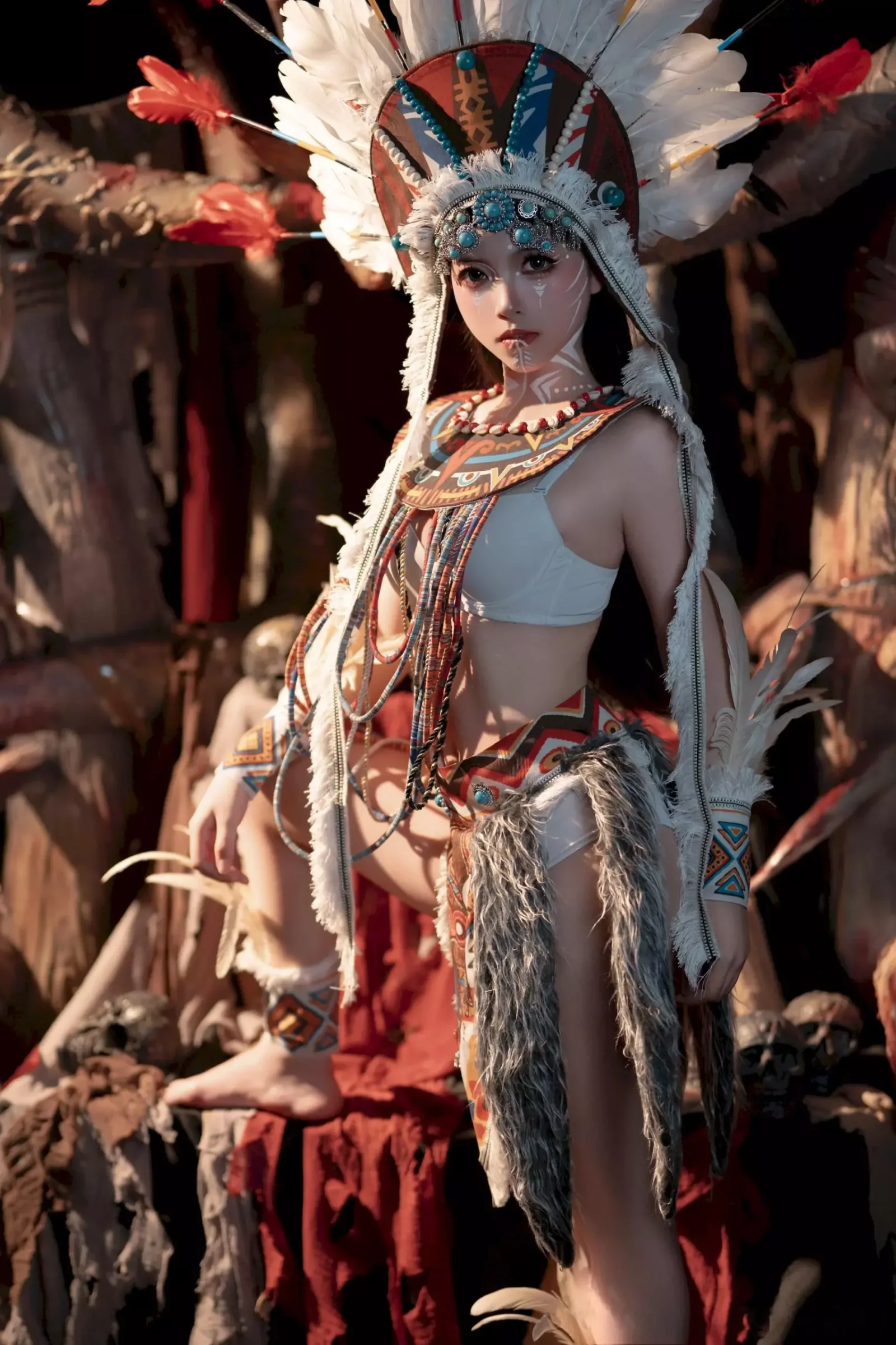 Bangni邦尼 – 印第安 (紫舞龙) Cosplay-第3张