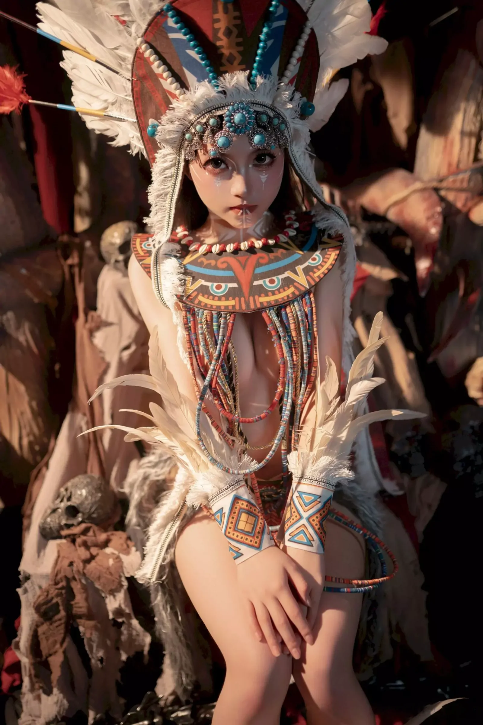 Bangni邦尼 – 印第安 (紫舞龙) Cosplay-第13张