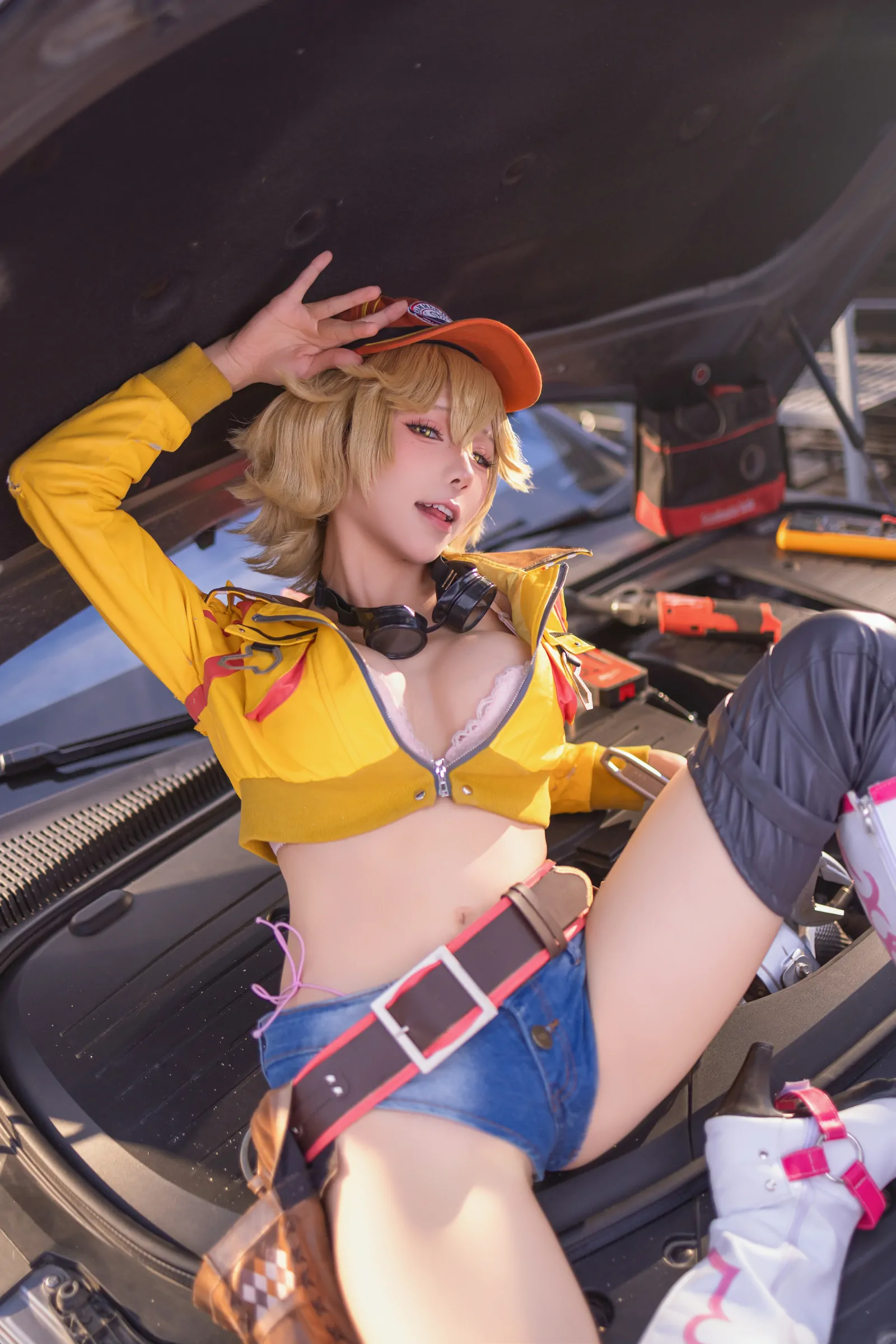 咬一口兔娘 03月作品FF15-希德妮奥拉姆 Cosplay-第4张