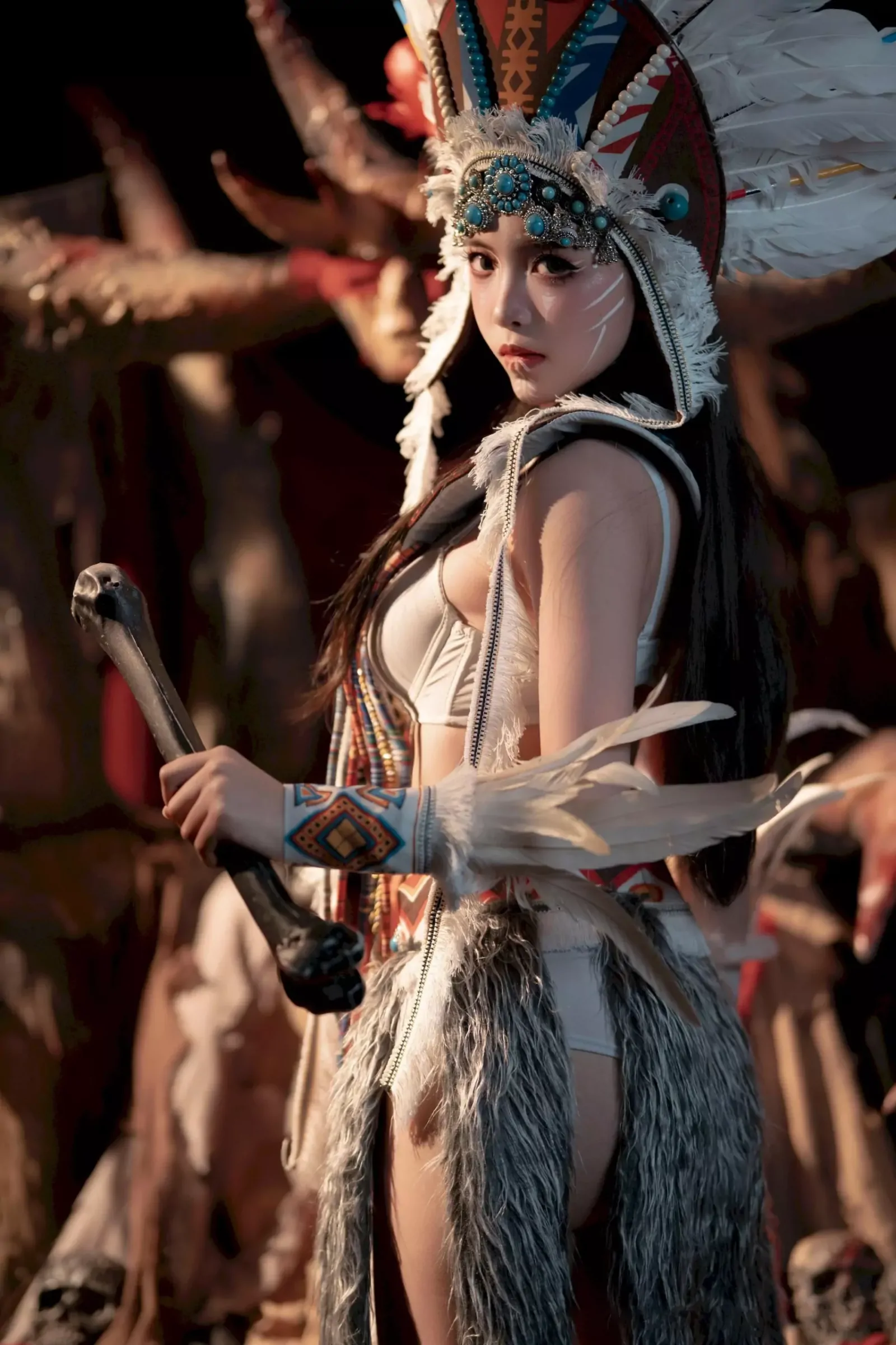 Bangni邦尼 – 印第安 (紫舞龙) Cosplay-第28张
